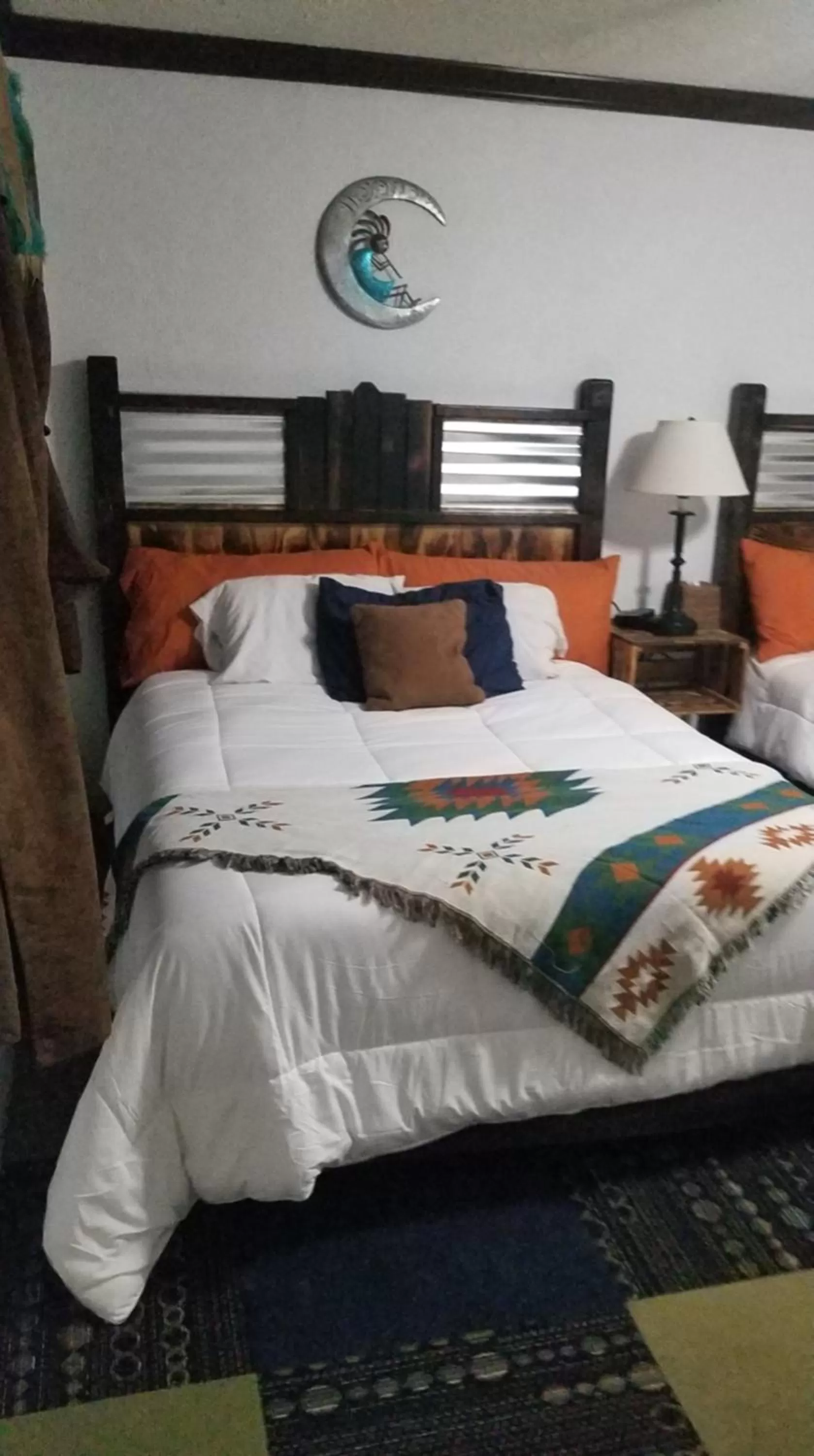 Bed in Adobe Sands Motel