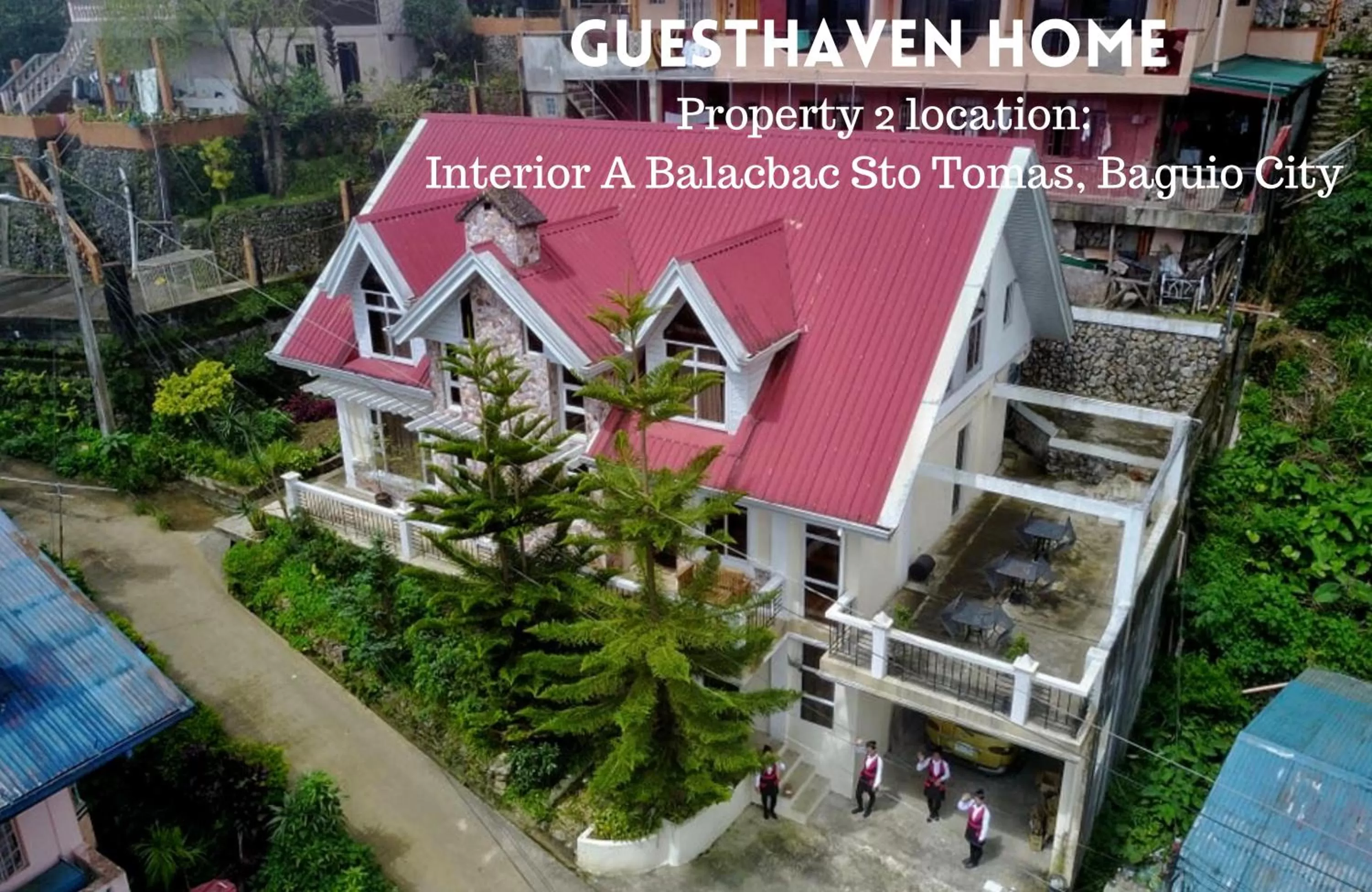 Property building, Bird's-eye View in Guesthaven Baguio Bed and Breakfast