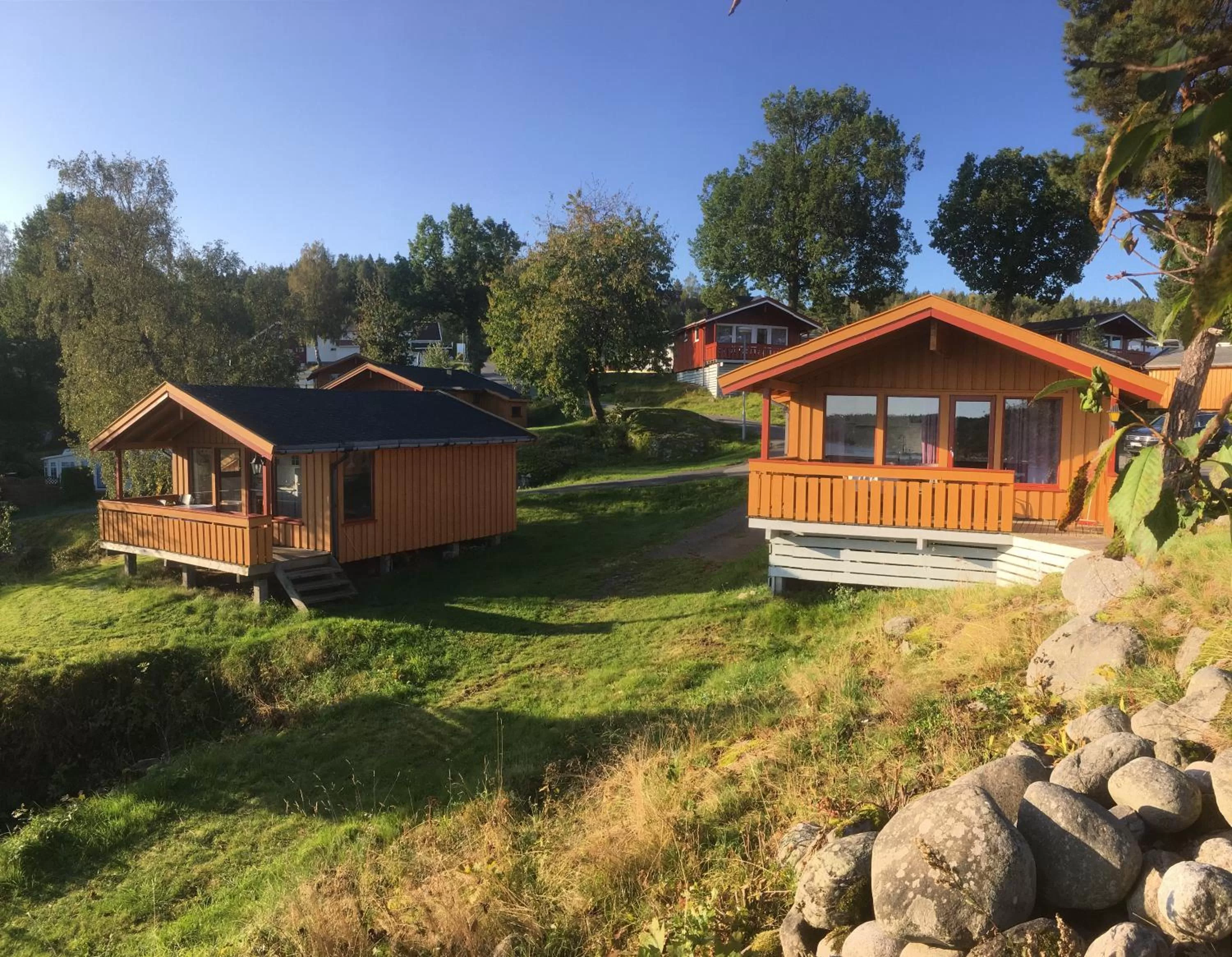 Facade/entrance in Sørlandet Feriesenter