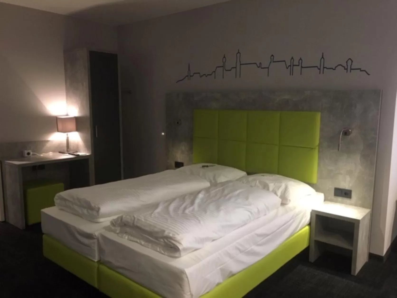 Bed in SleepySleepy Hotel Dillingen