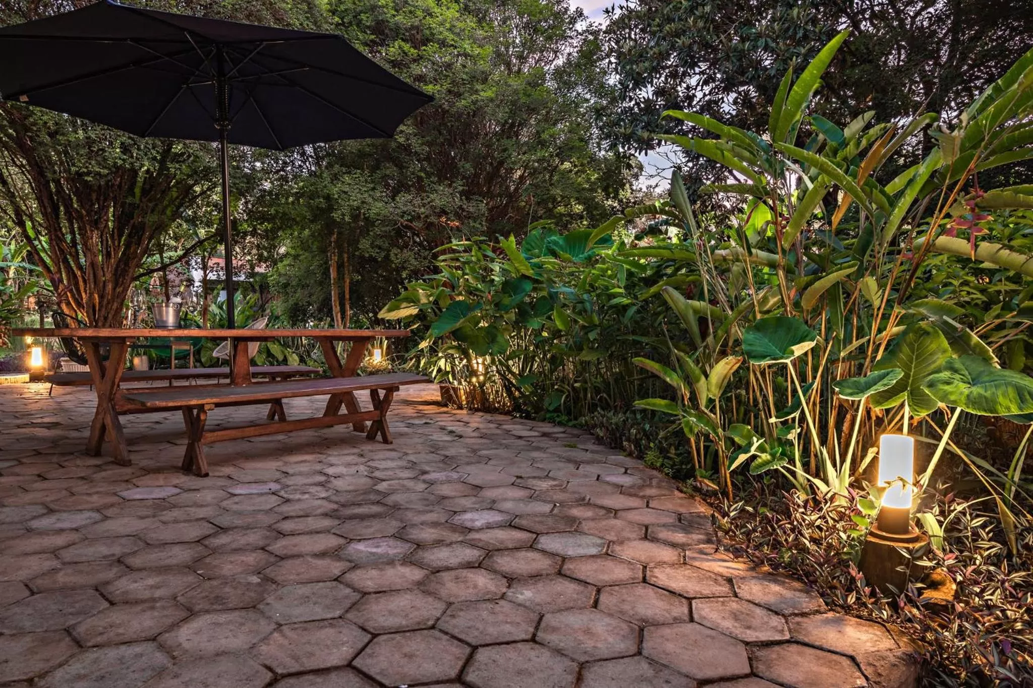 Patio in Suítes no Quintal