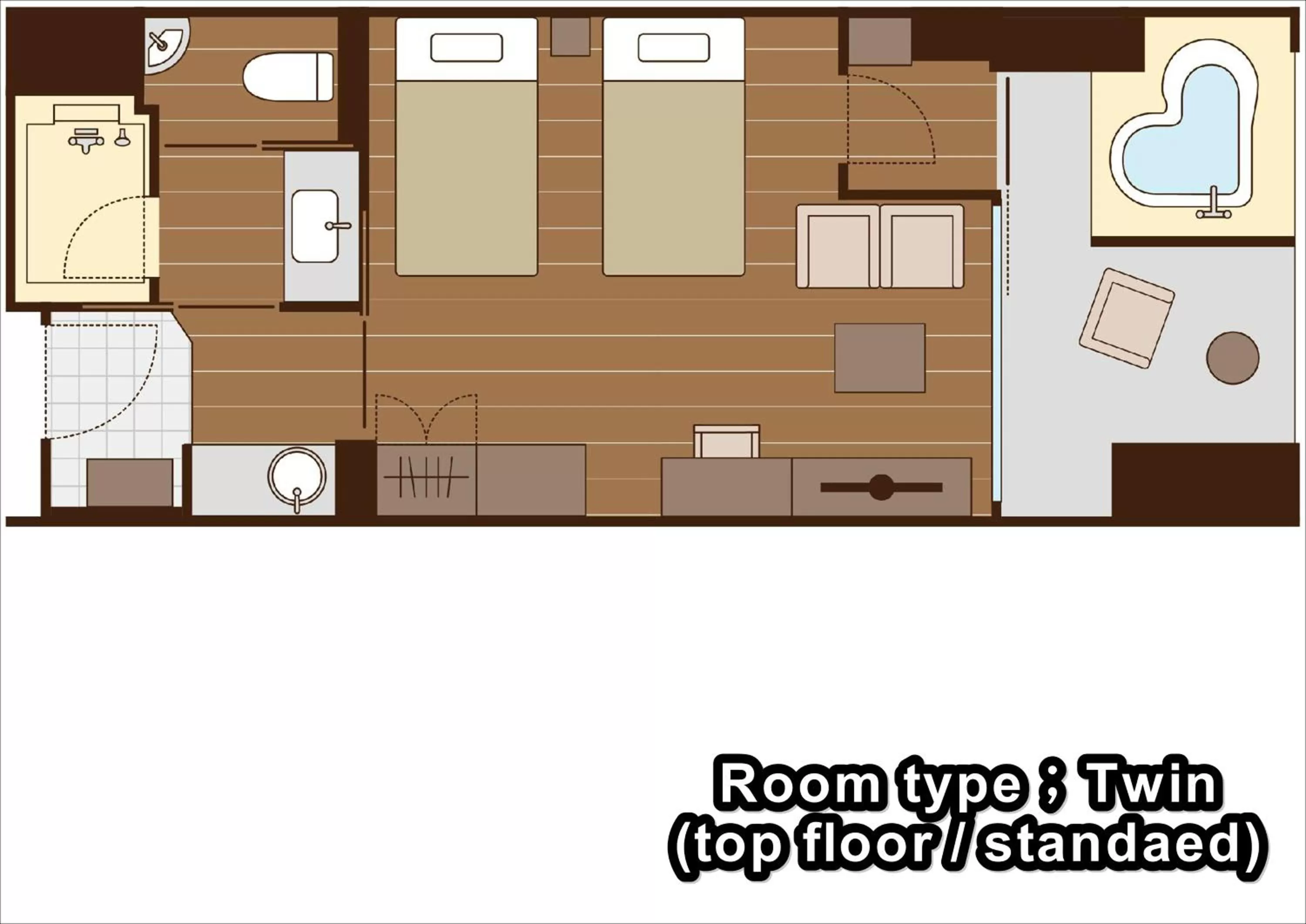 Floor plan in La Vista Kirishima Hills