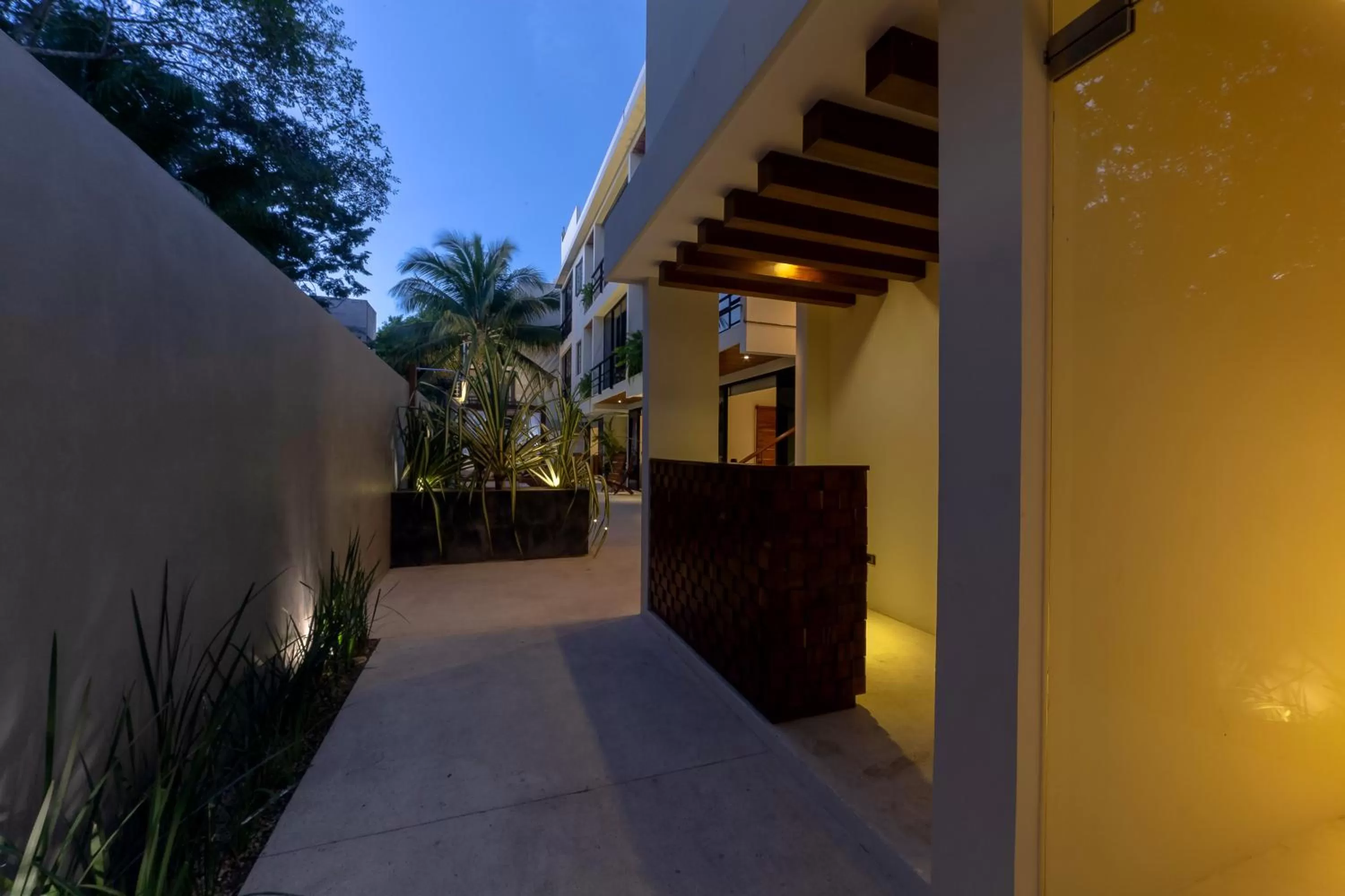 Facade/entrance in BT Rooms Tulum