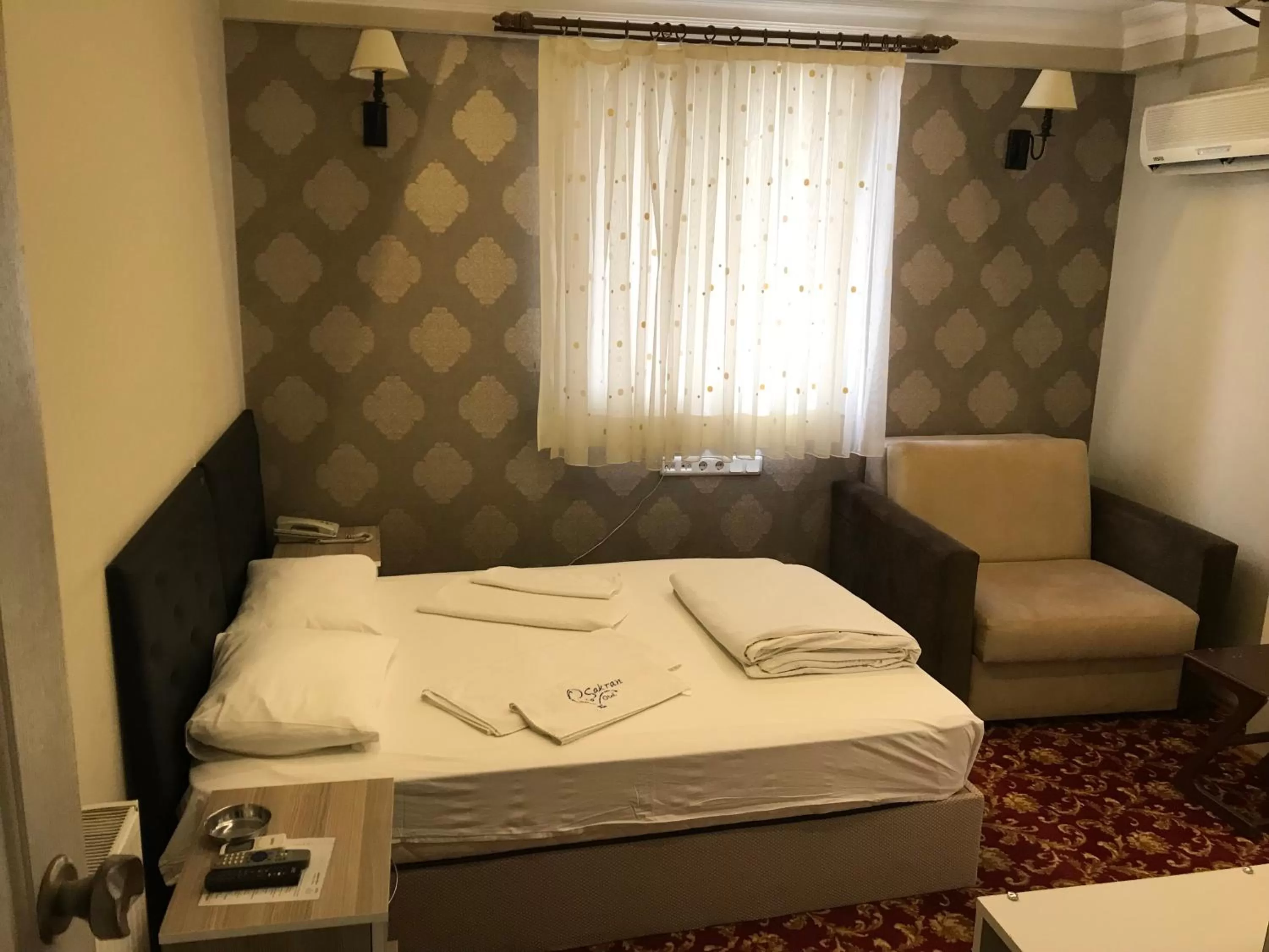 Bed in Sakran Hotel