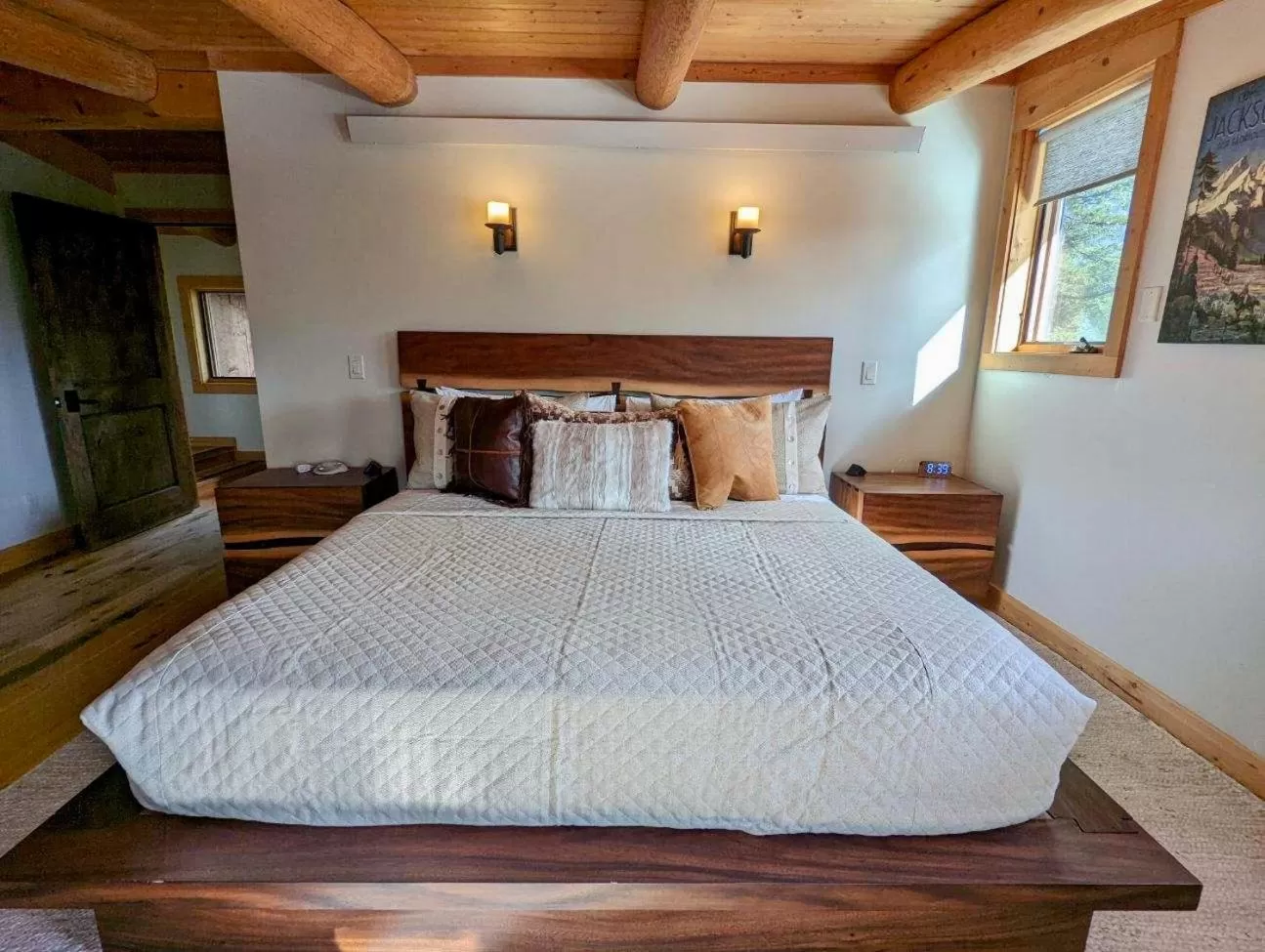 Bedroom, Bed in Jackson Hole Hideout