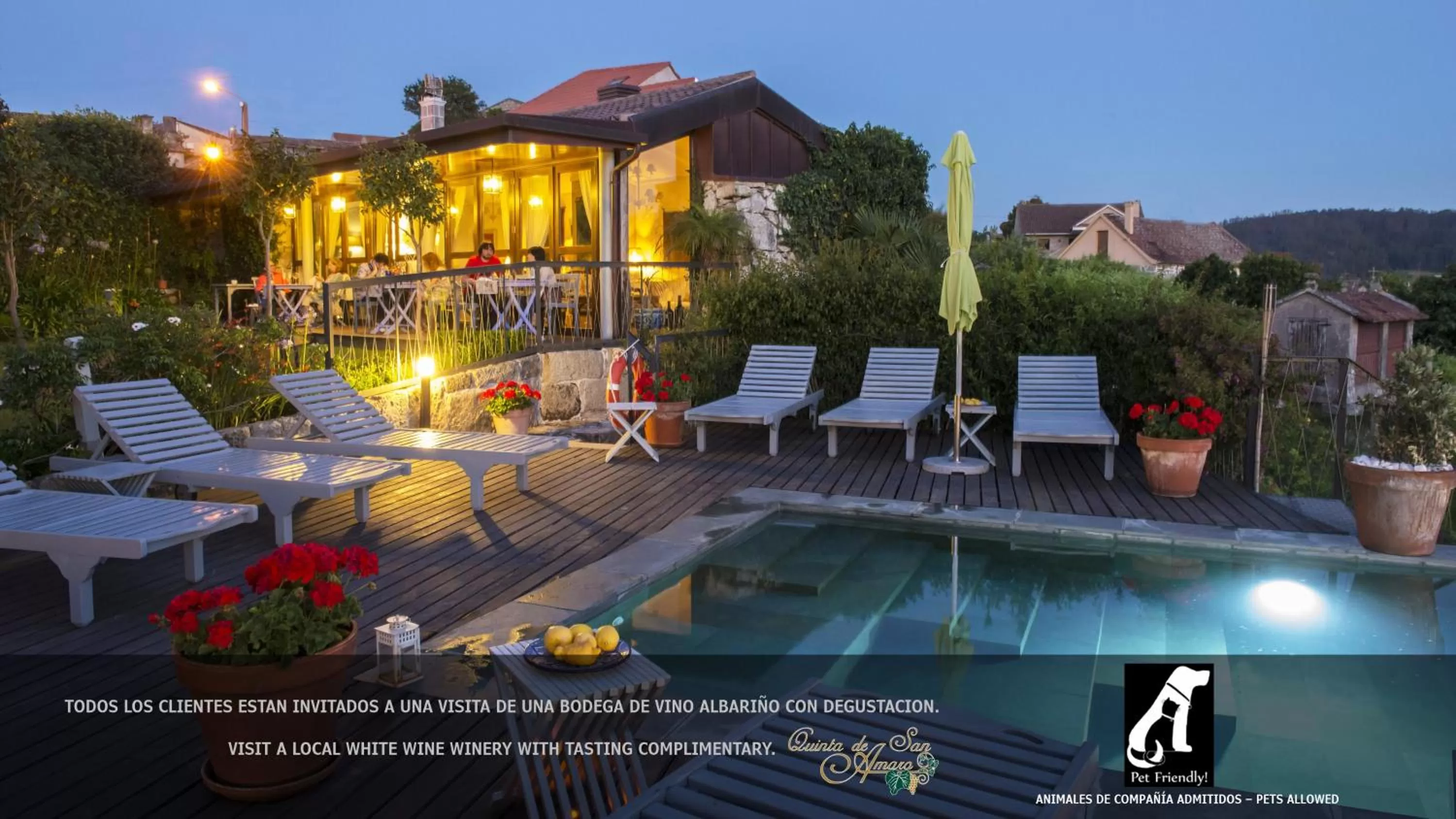 Text overlay in Quinta de San Amaro Rias Baixas