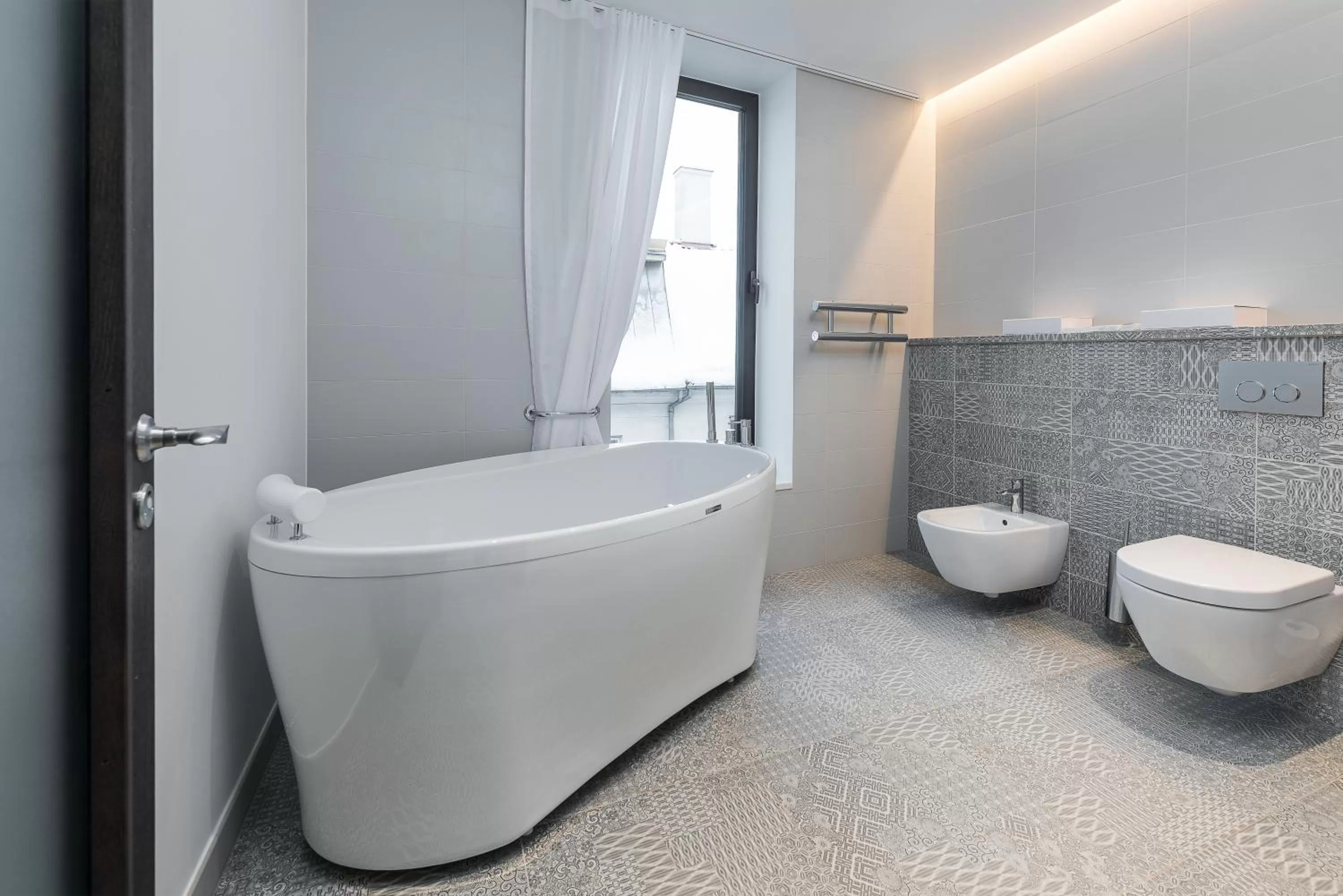 Bathroom in Lydia Hotel