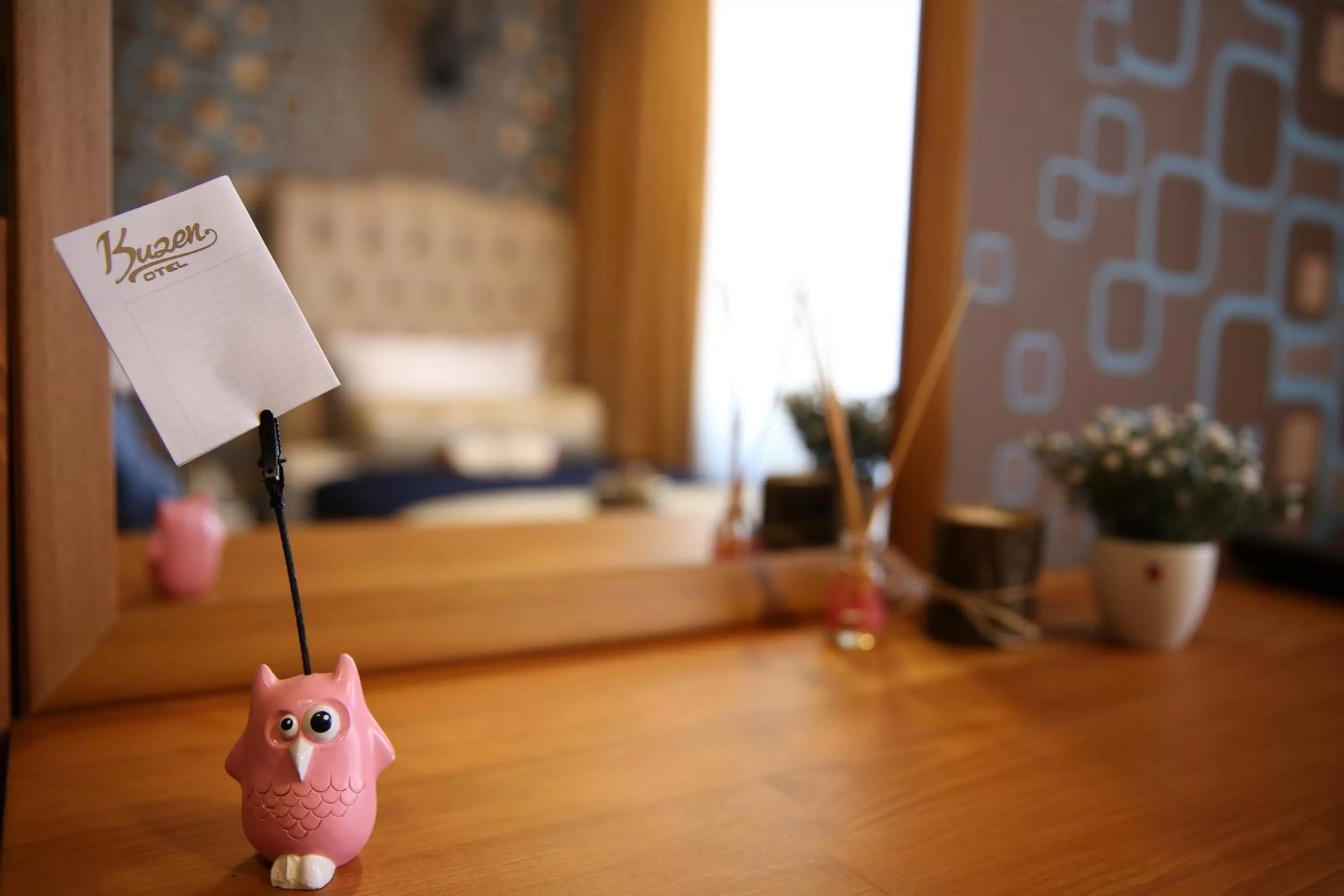 Decorative detail, Bed in Kuzen Otel