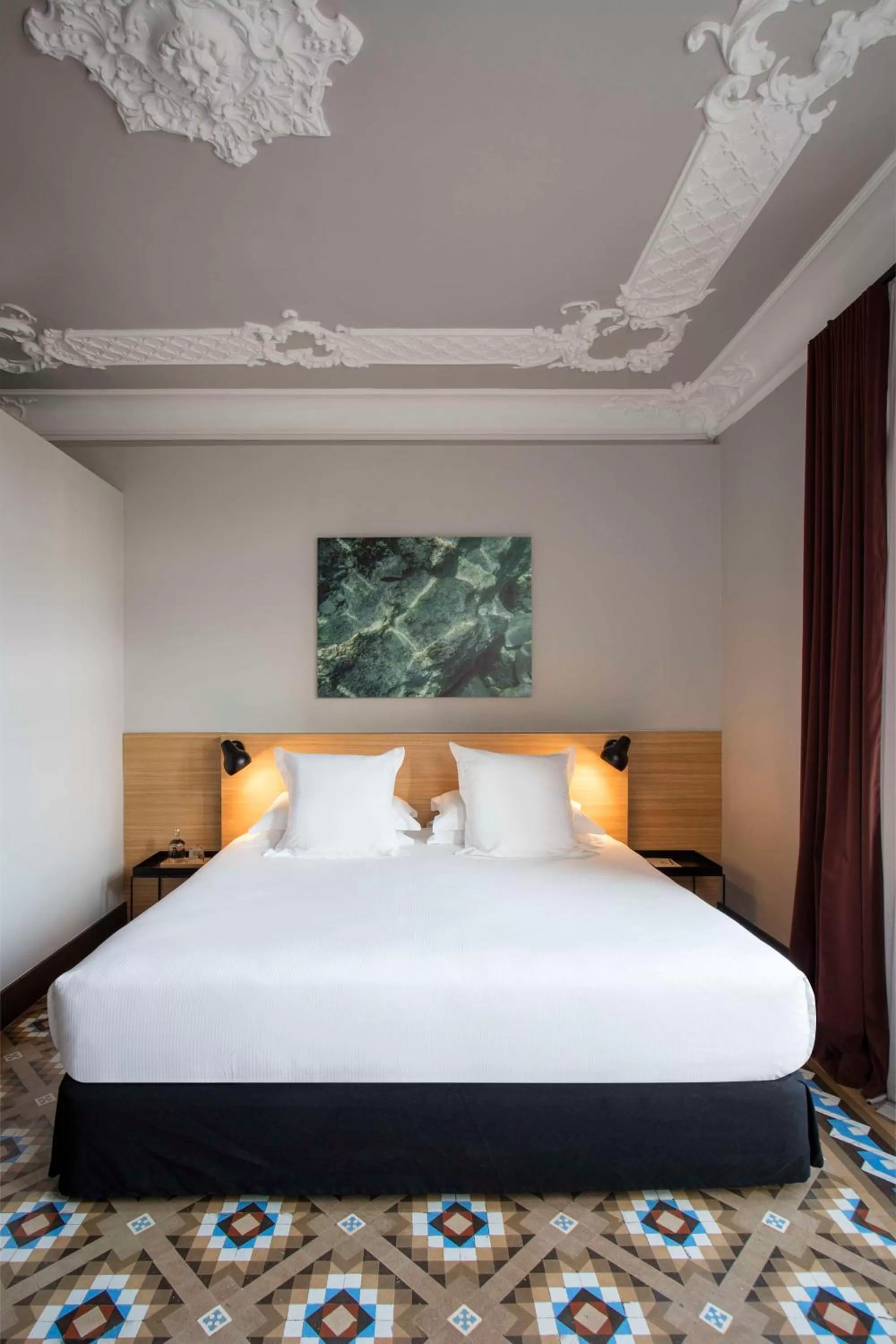 Bed in Alexandra Barcelona Hotel, Curio Collection by Hilton