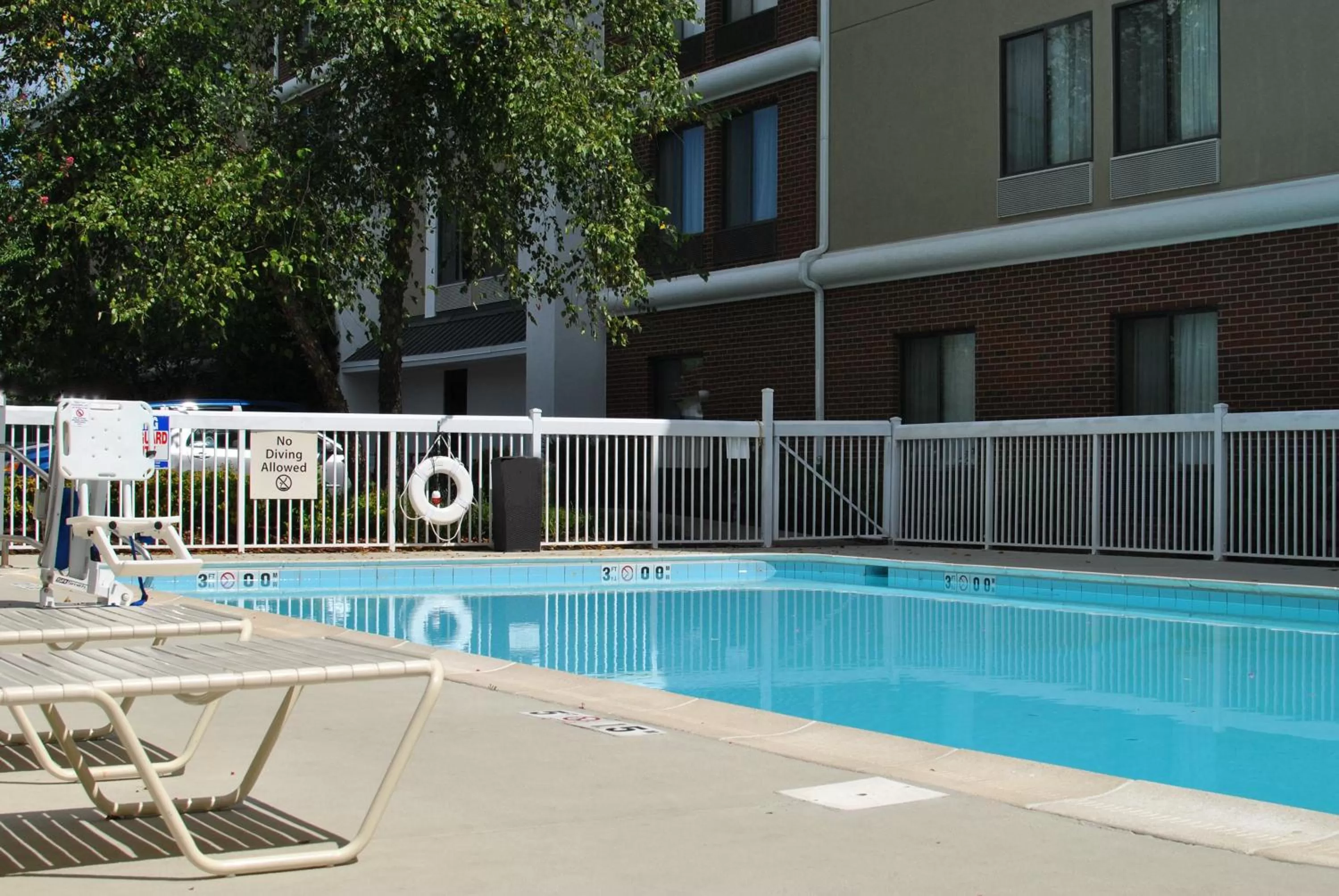 Swimming pool in Holiday Inn Express Richmond I-64 Short Pump Area by IHG