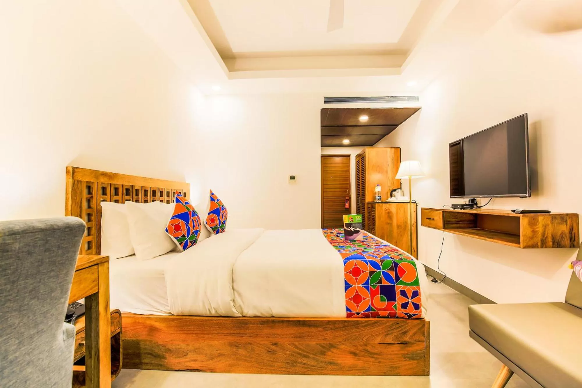 Bedroom in FabHotel Casa Kiara With Pool Side Bar - Nr Calangute Beach