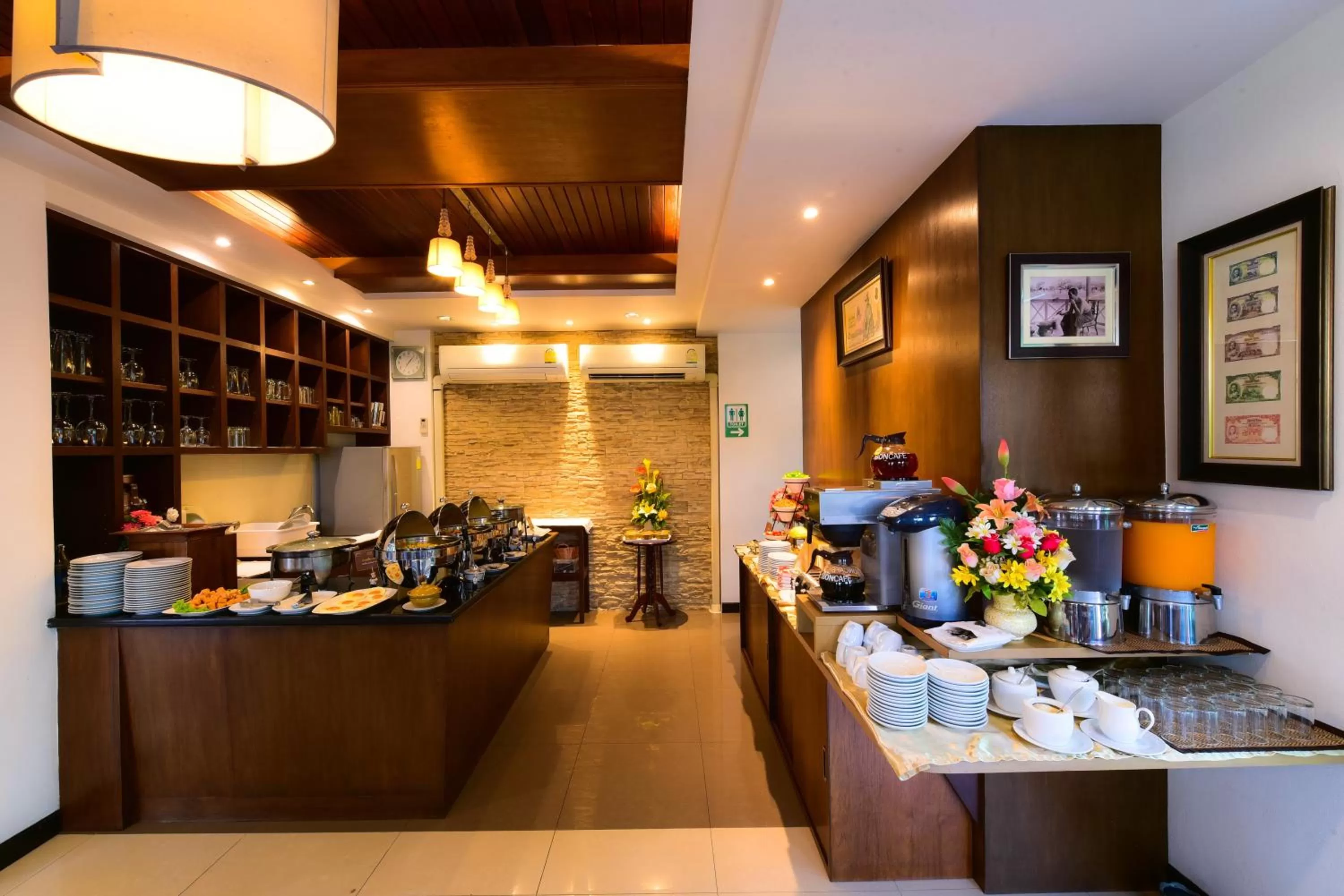 Buffet breakfast in Rapeepan Ville Hotel