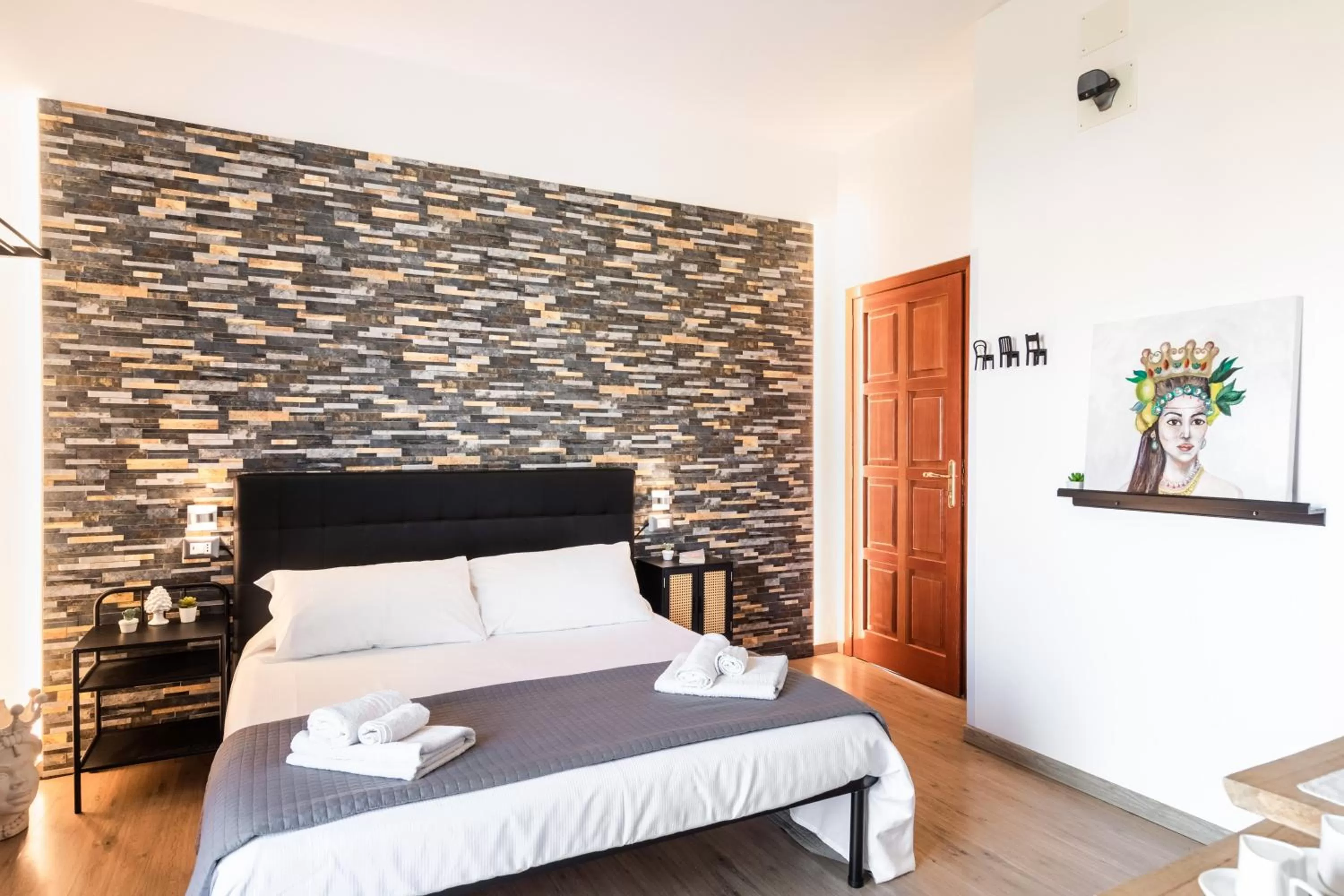 Bed in Pantanello Rooms Avola