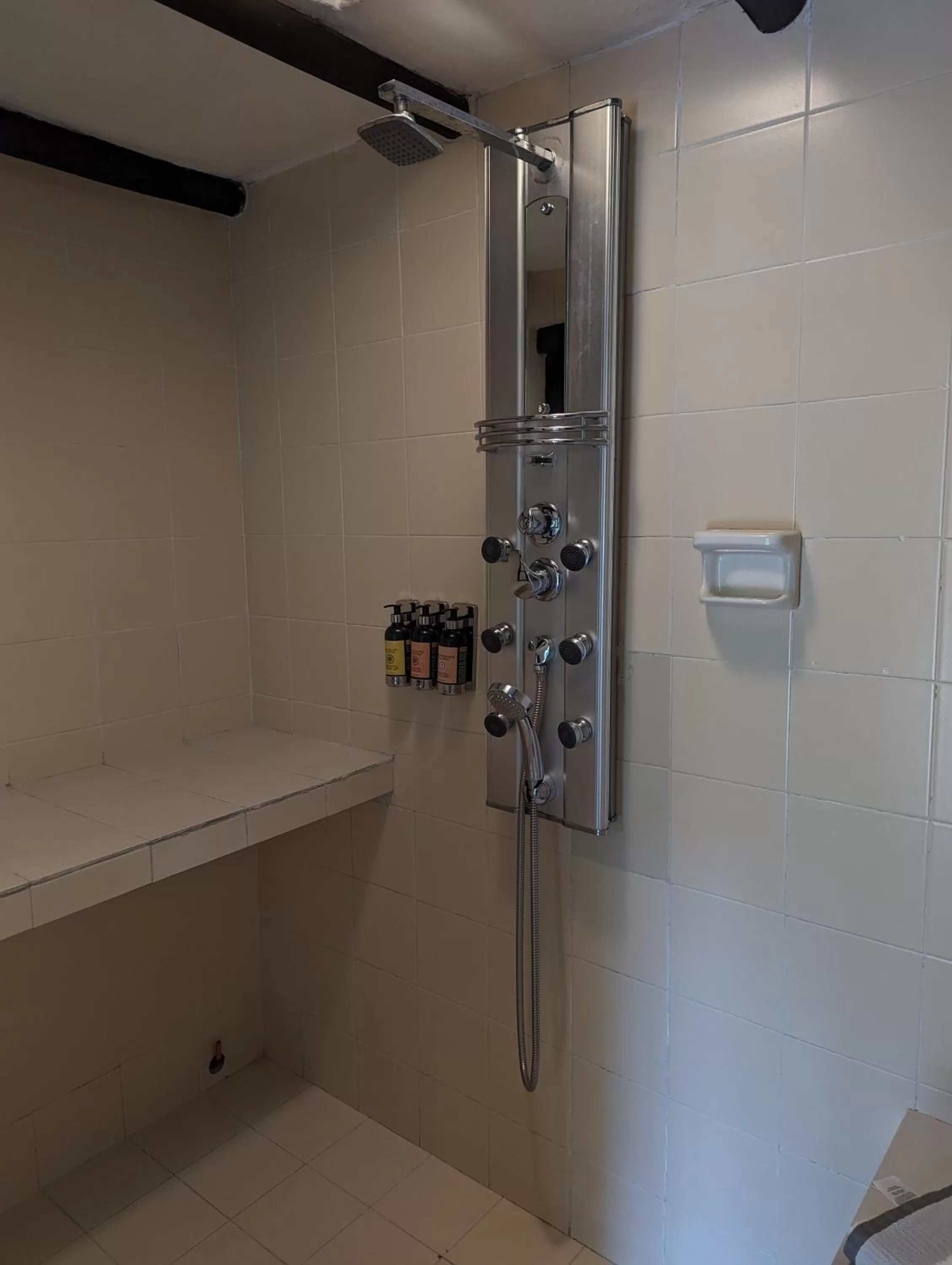 Shower, Bathroom in Posada Cafe La Huerta