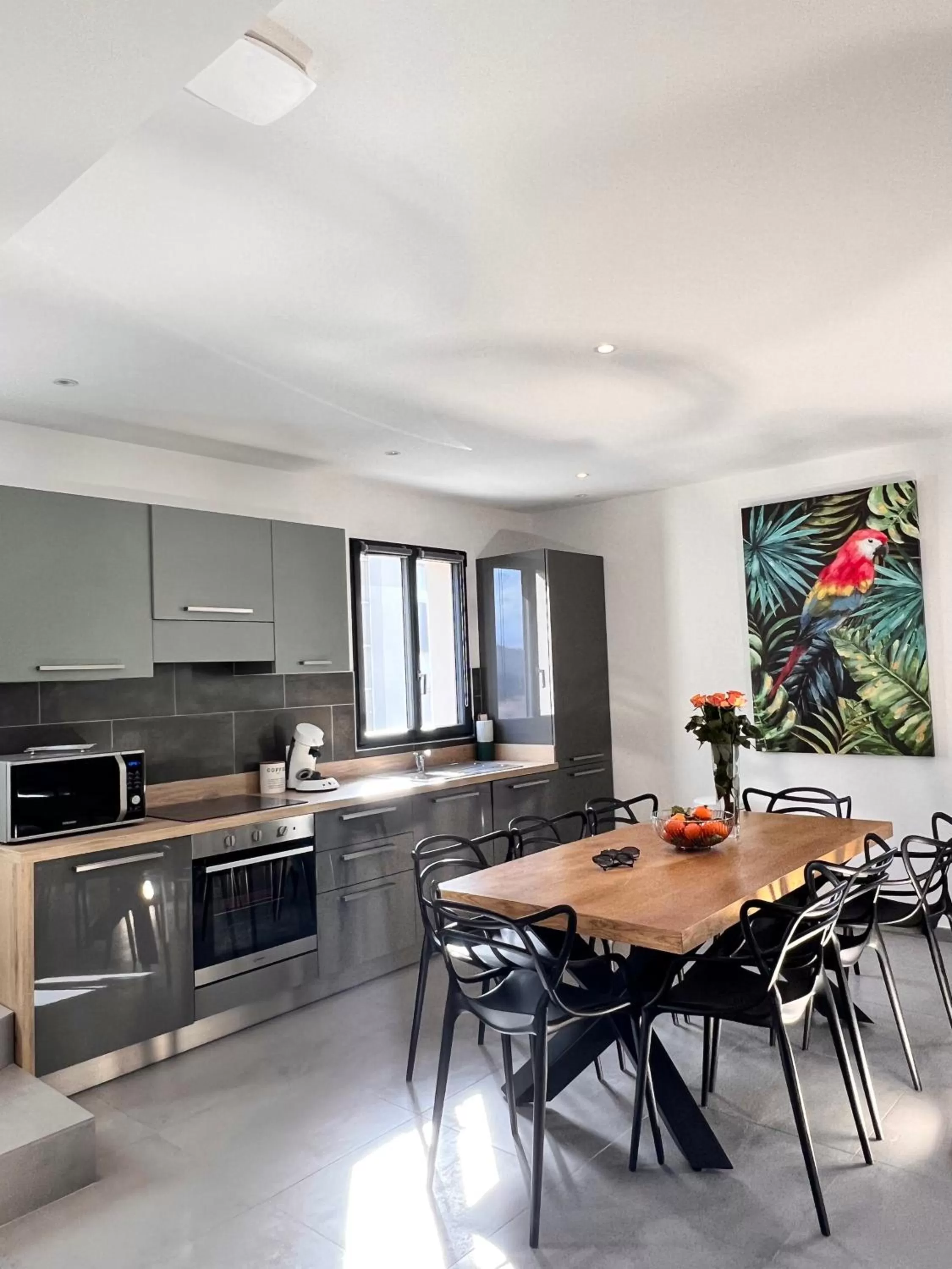 Kitchen or kitchenette in Casa u fornu Residence & Spa