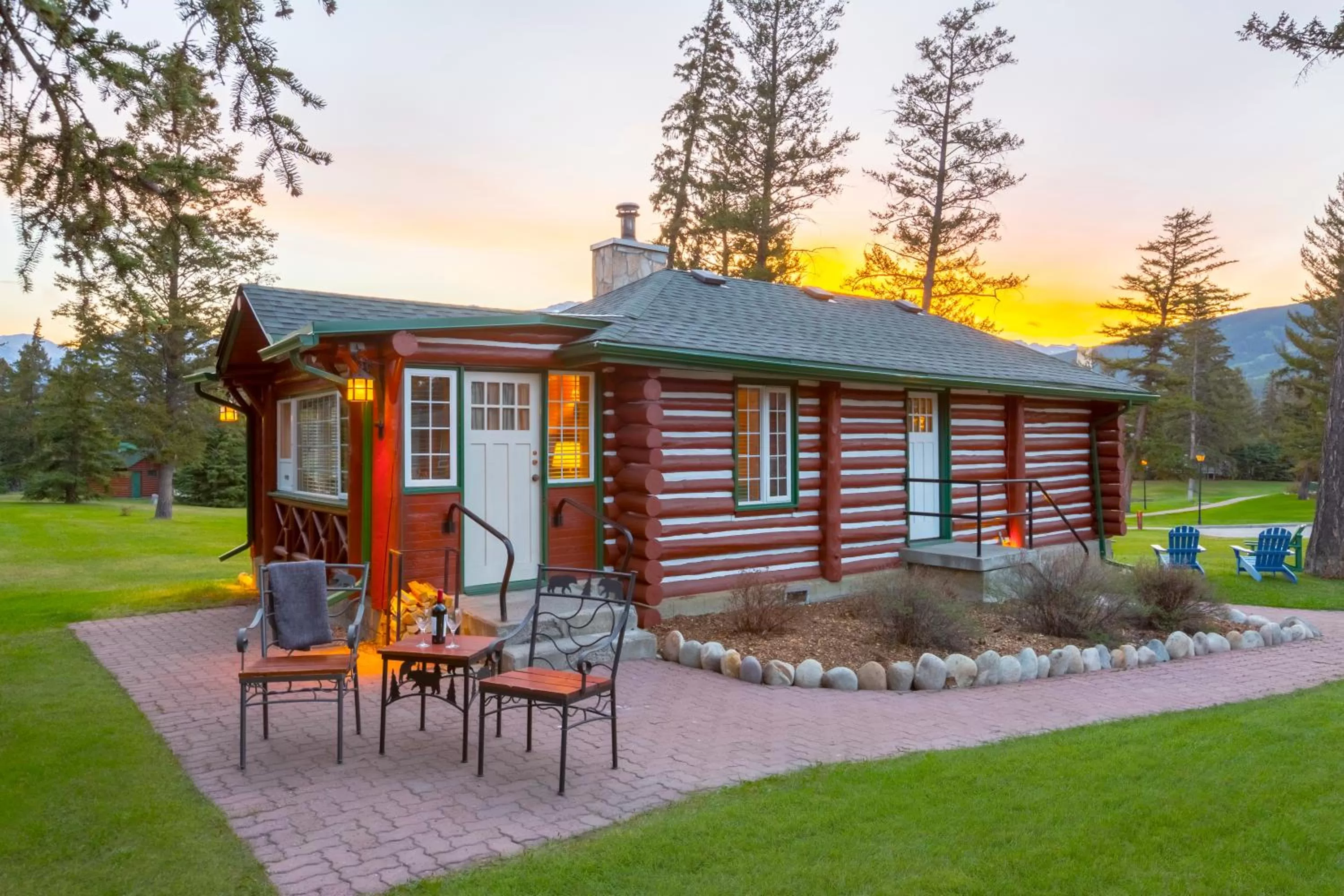 Property building in Fairmont Jasper Park Lodge