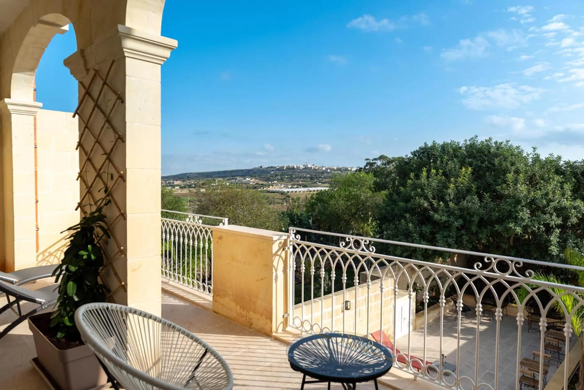 View (from property/room), Balcony/Terrace in The Carob Tree