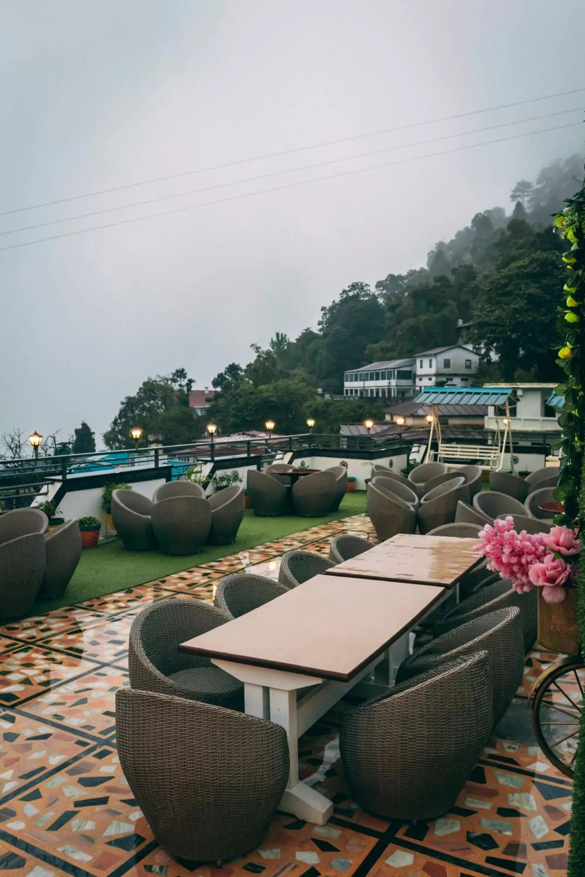 Balcony/Terrace in Pride Ashiyana Resort Mussoorie