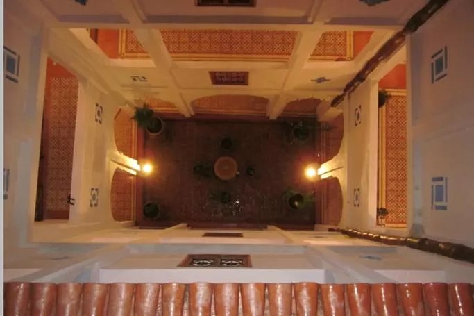 Decorative detail, Swimming Pool in Hôtel Ras El Maa