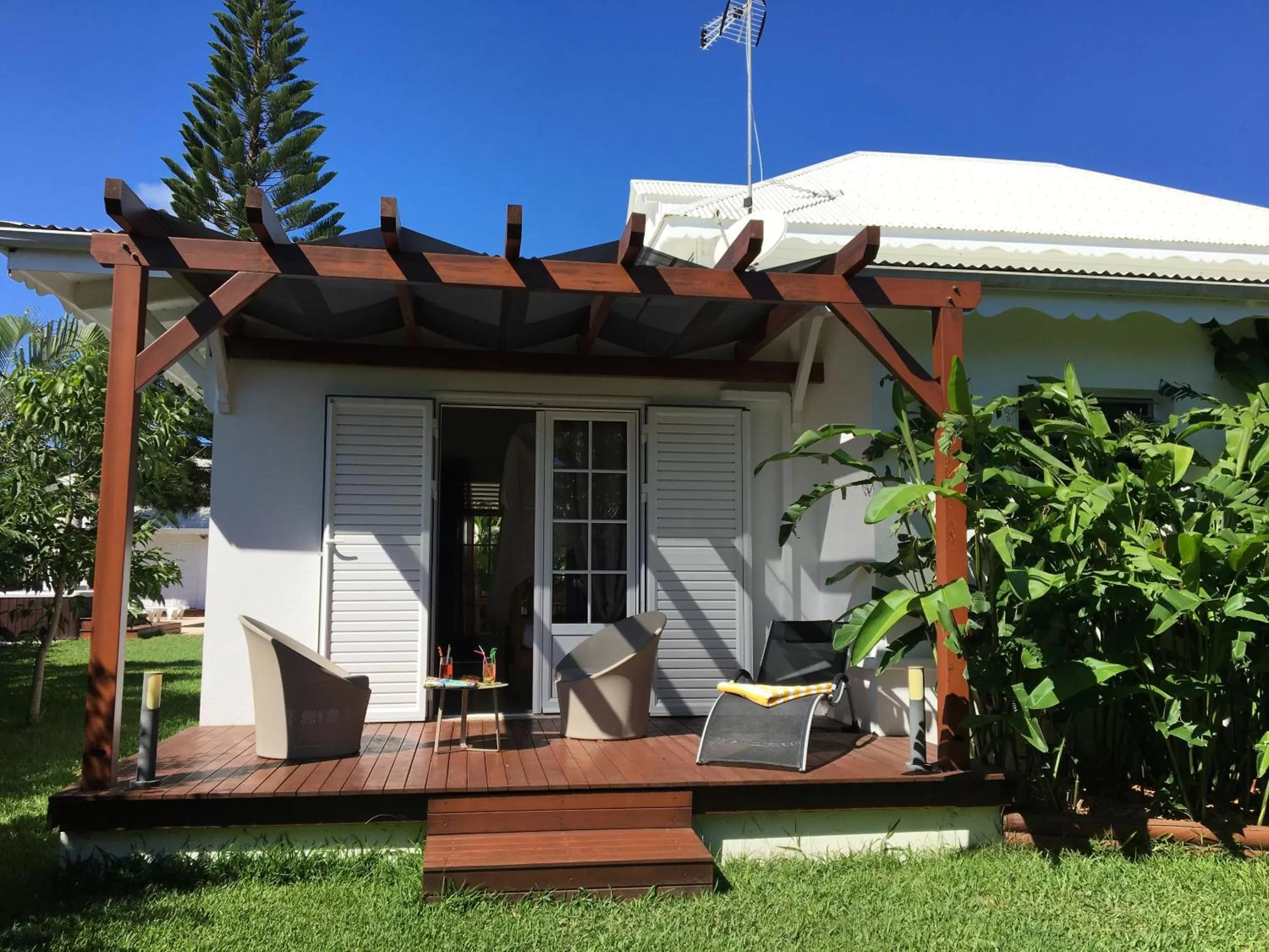 Balcony/Terrace in Chambres d'hôtes et villas chez Flo