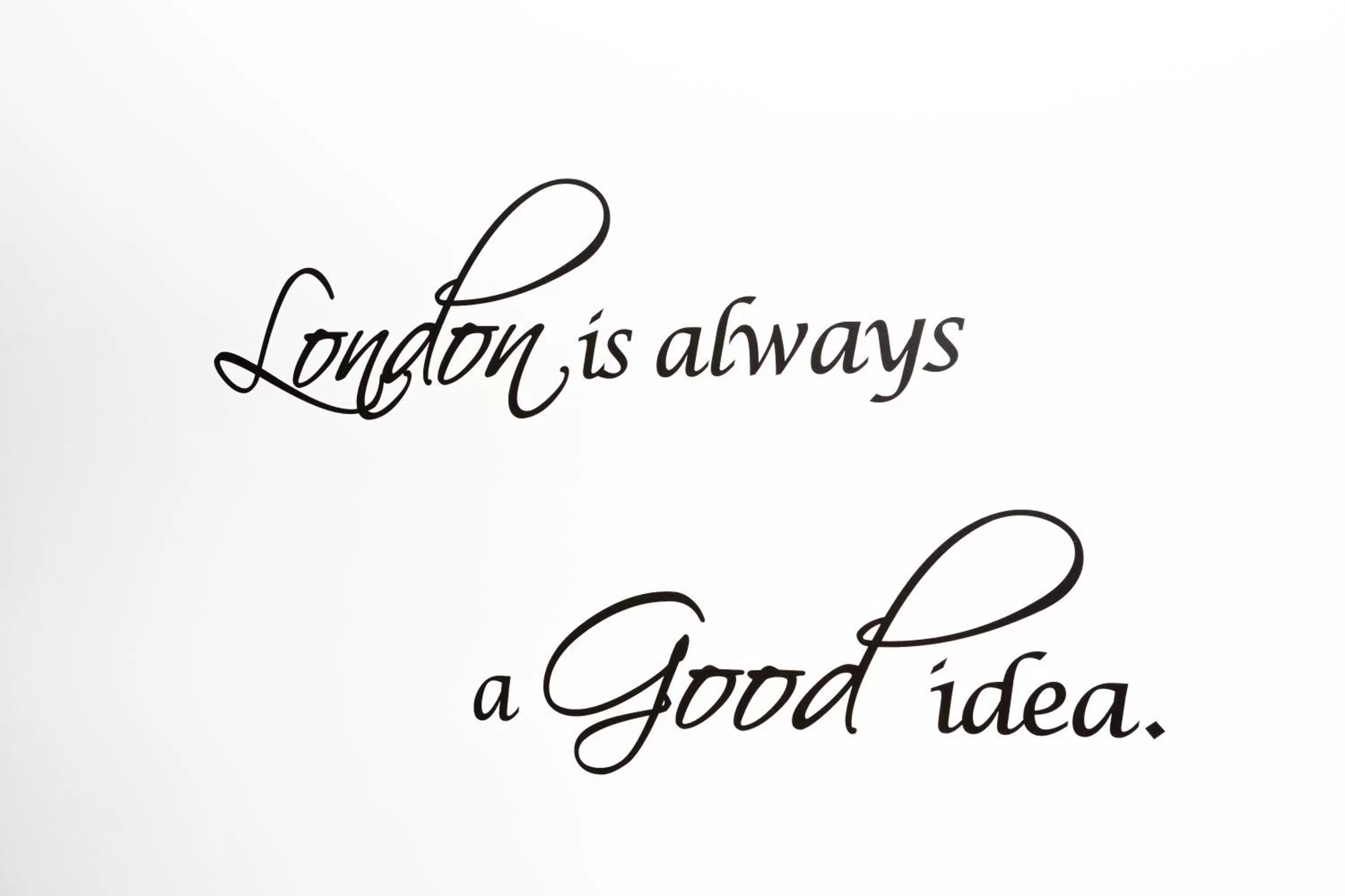 Text overlay in The Beverley Hotel London - Victoria