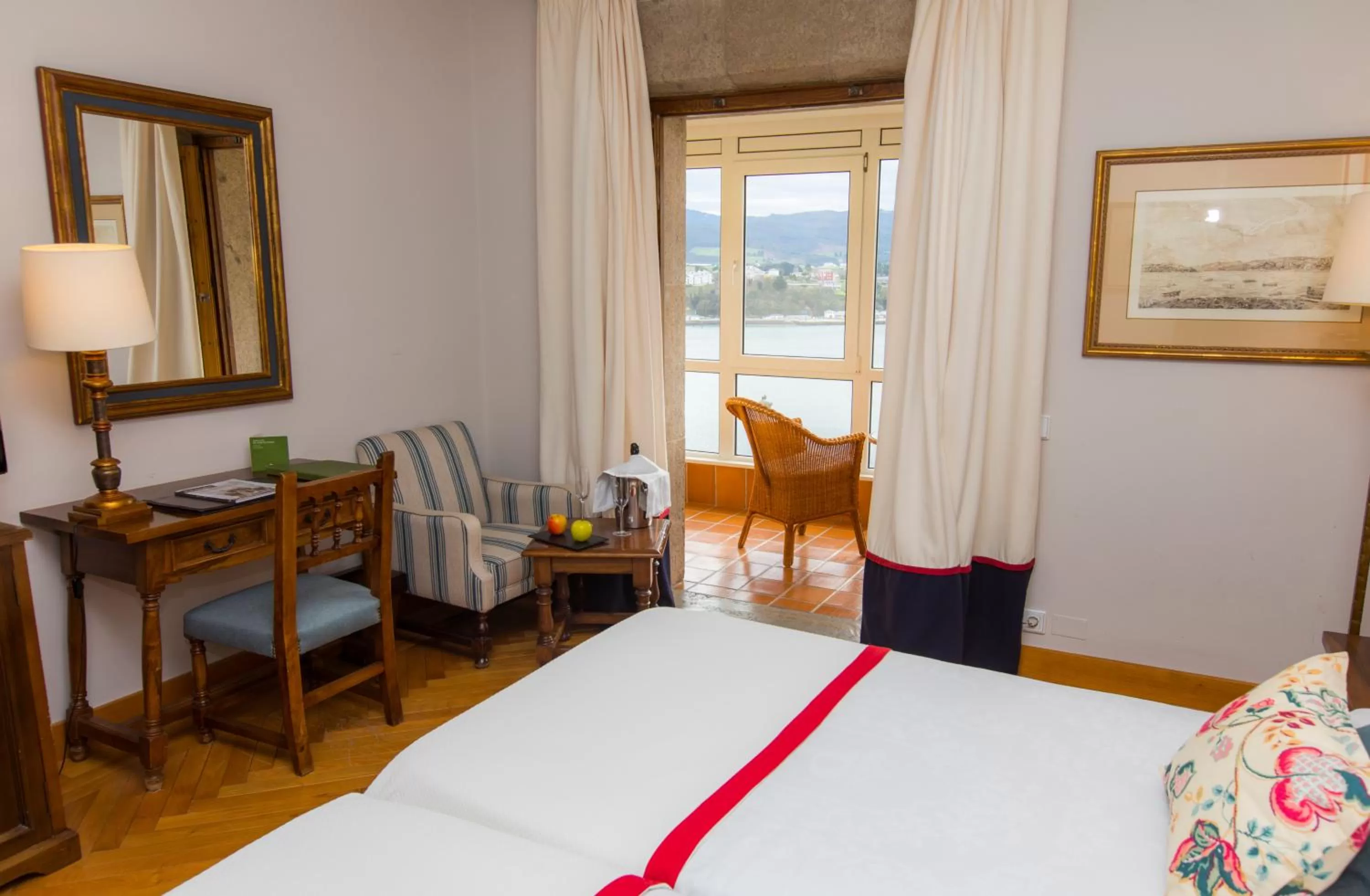 Bed in Parador de Ribadeo