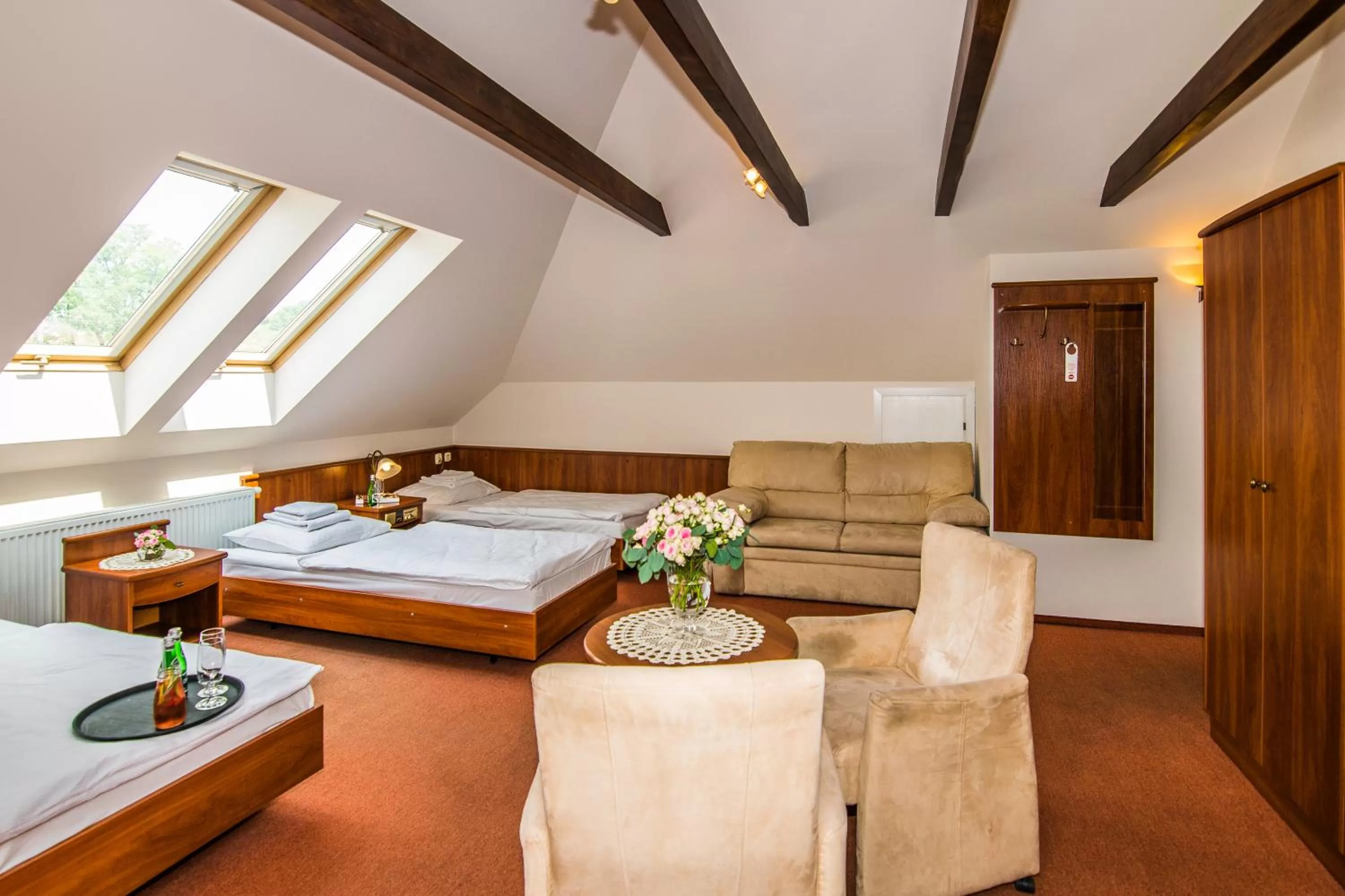 Seating Area in Gościniec Na Rozdrożu