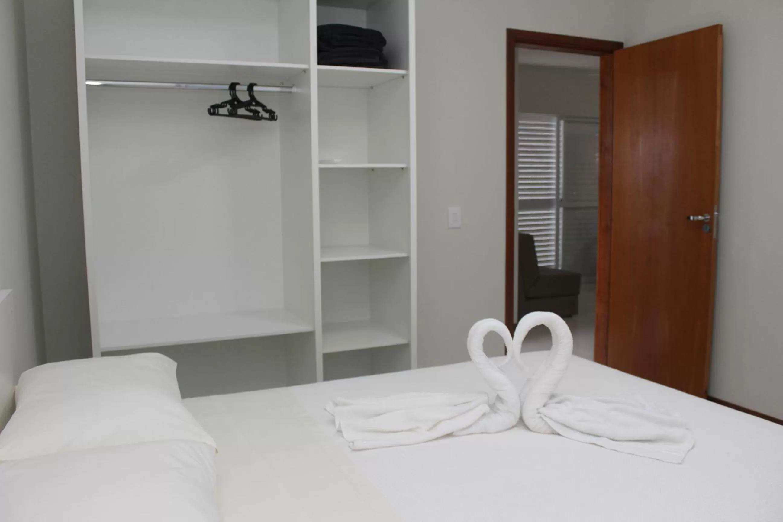 Bed in Pousada Gomes