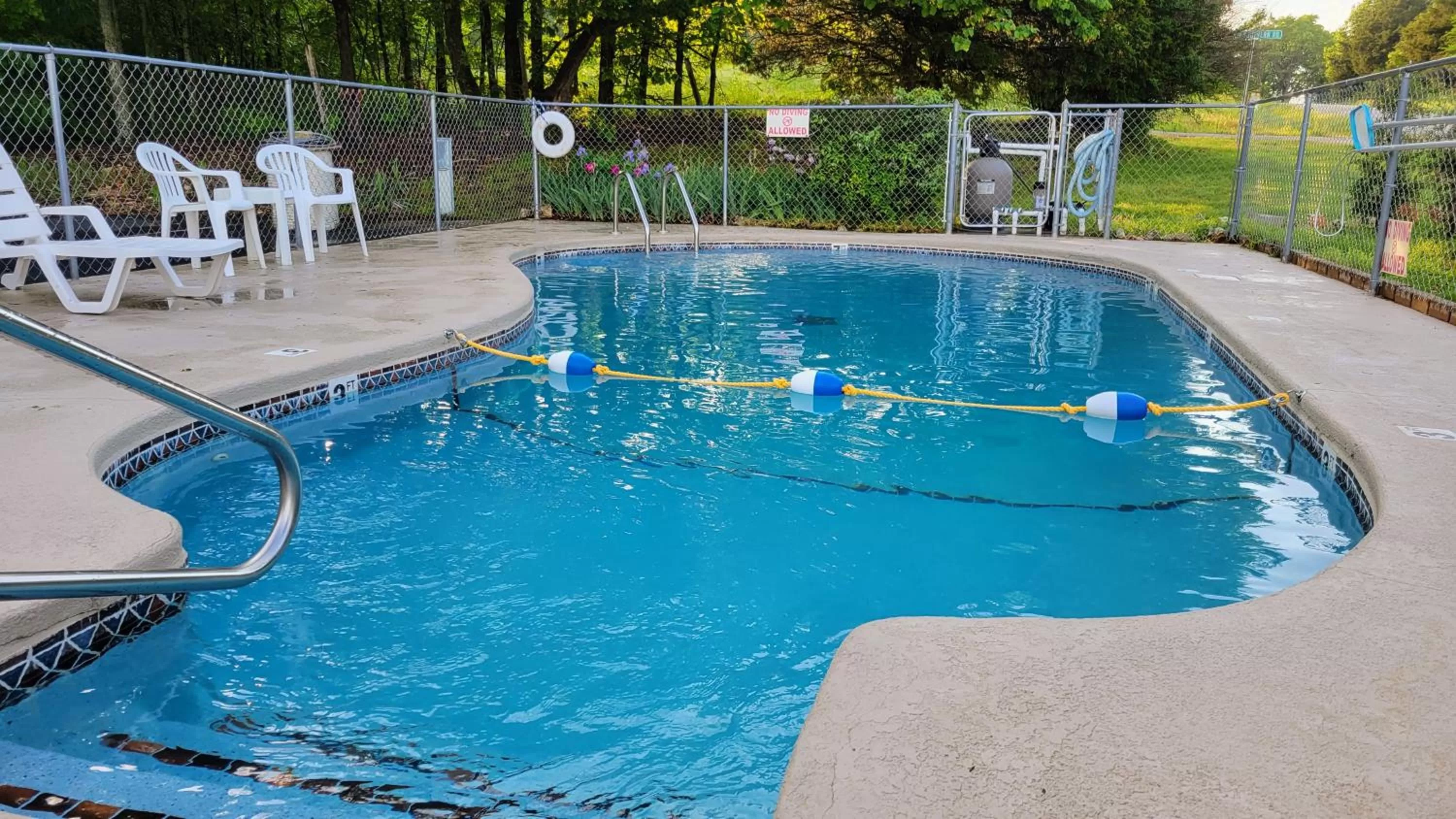 Pool view in Autumn Creek Branson