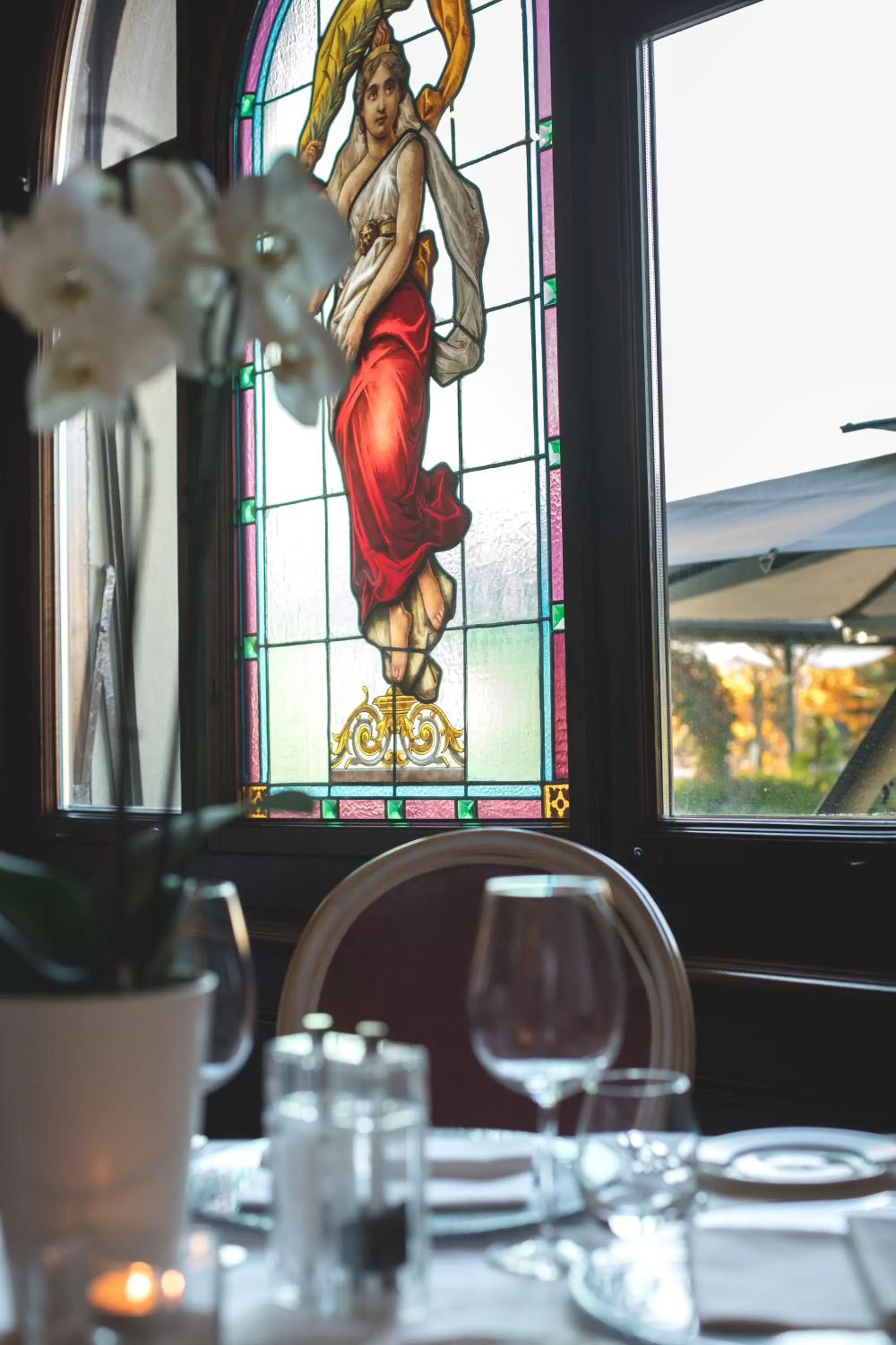 Decorative detail in Camin Hotel Luino