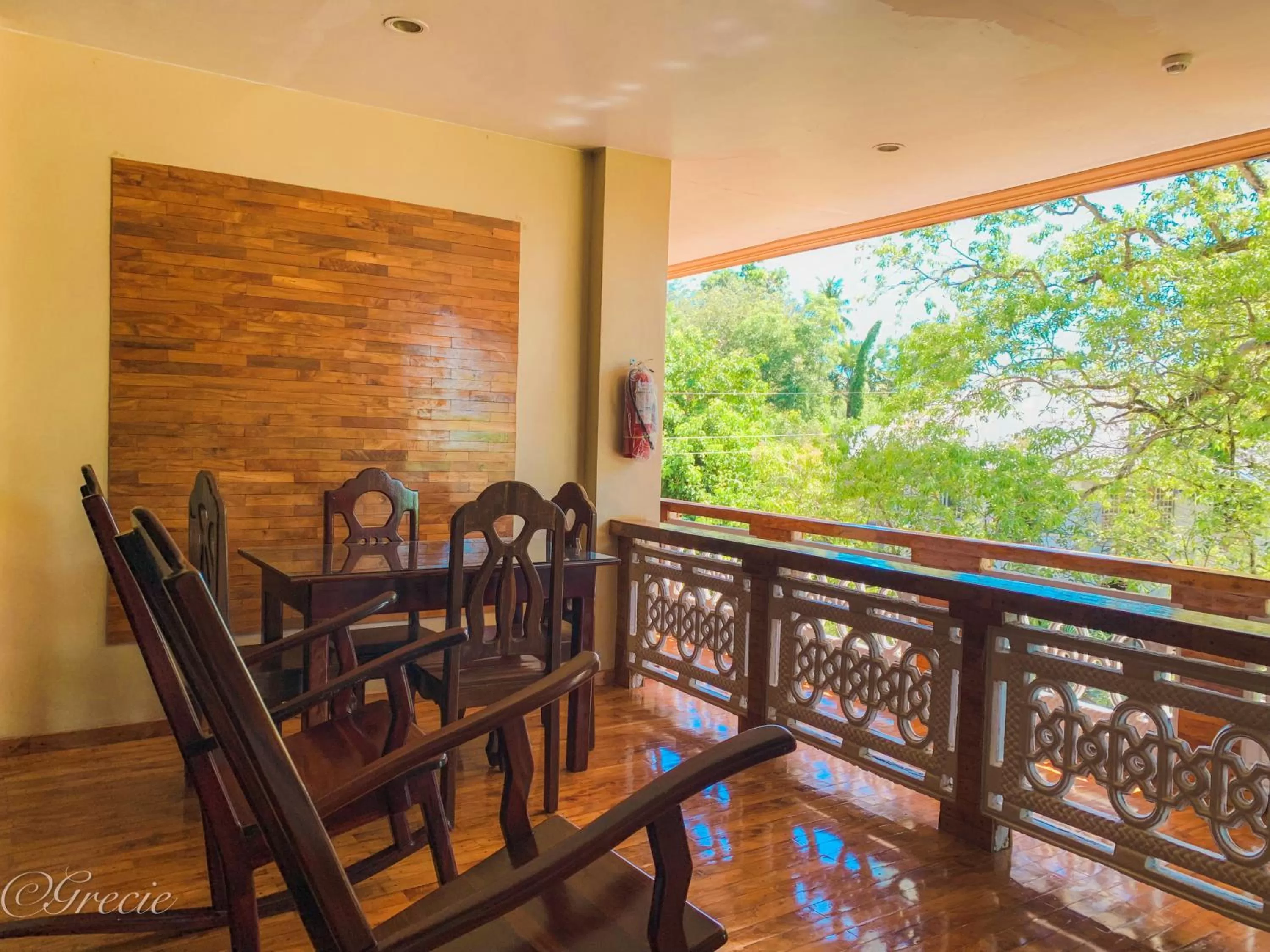 Patio in Mabini Hotel