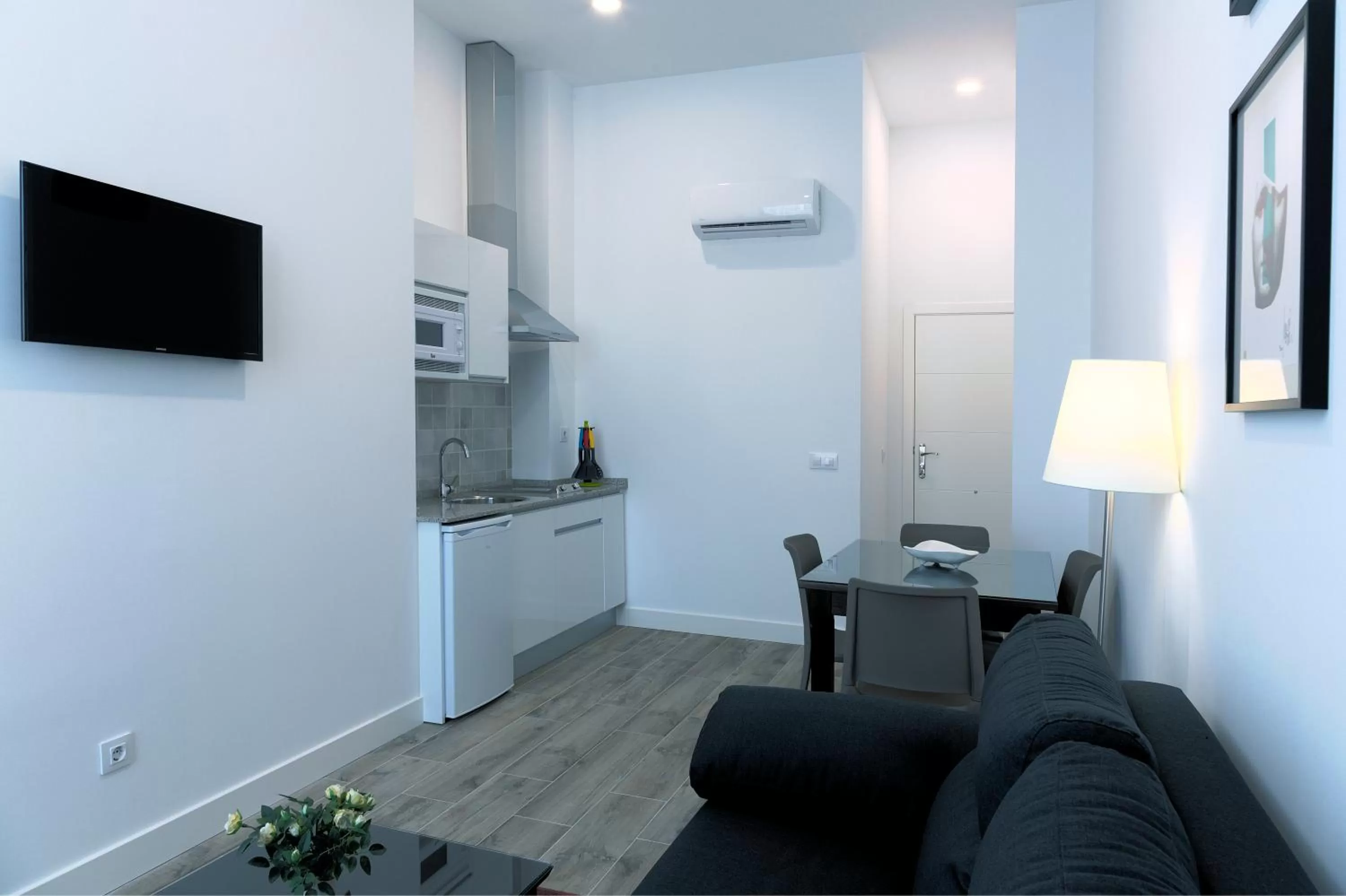 Kitchen or kitchenette in Hotel Apartamentos MPD