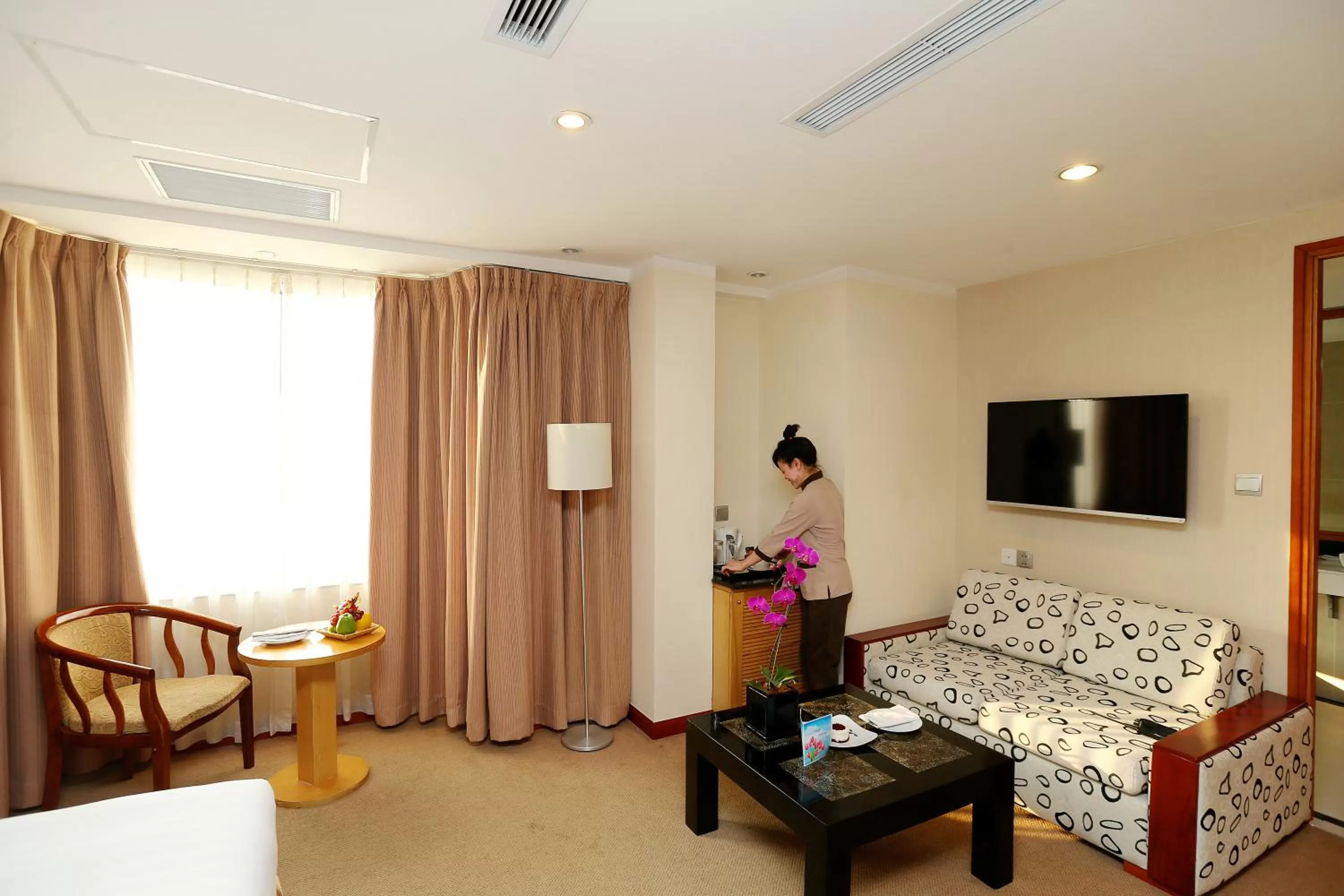 Seating area in La Casa Hanoi Hotel