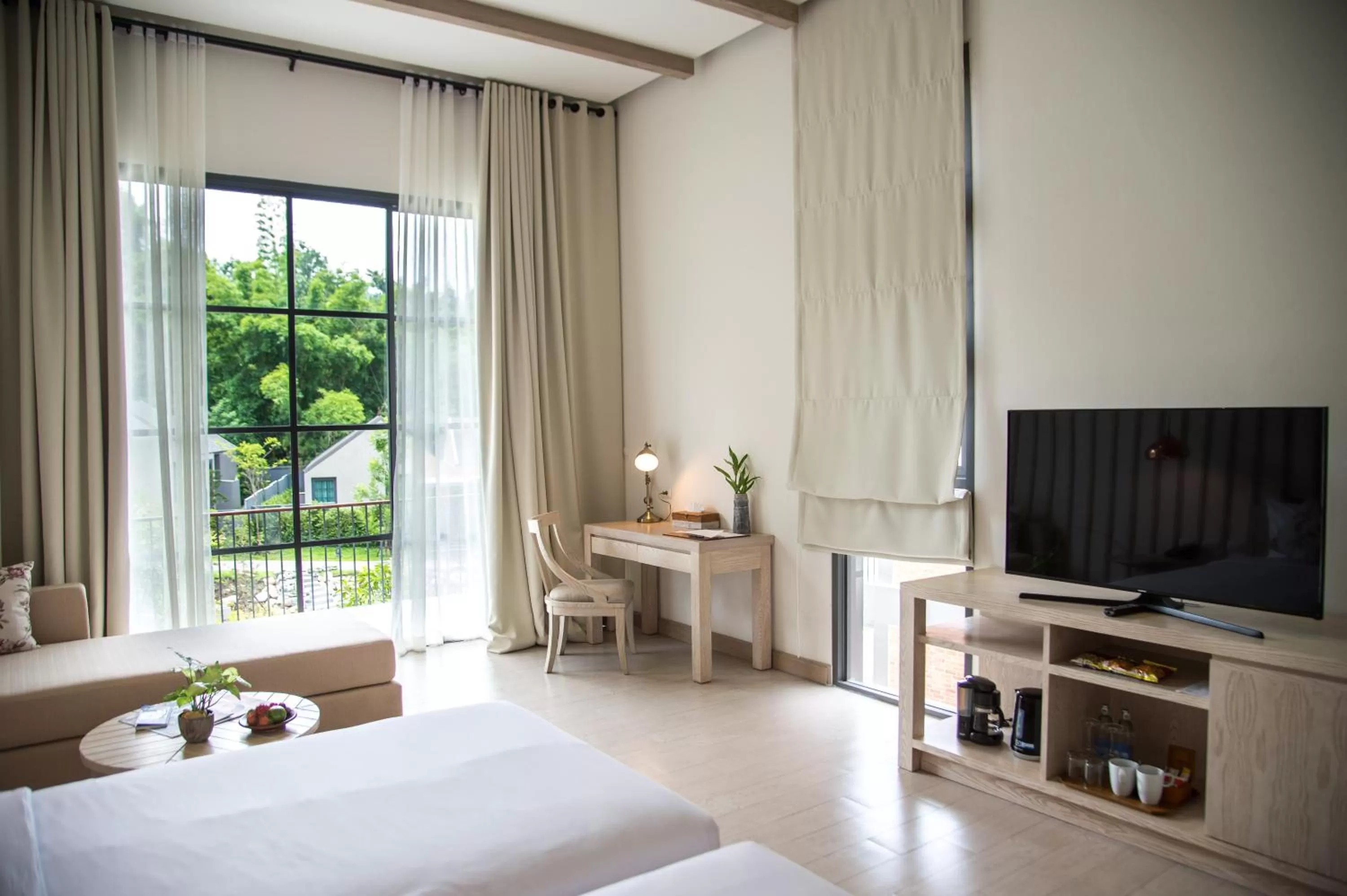 Balcony/Terrace, Bed in Flora Creek Chiang Mai