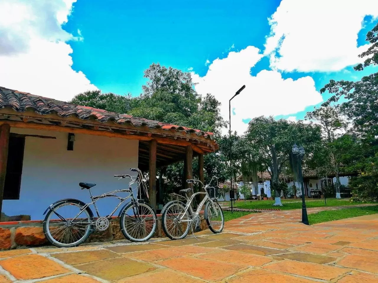 Cycling, Property Building in Hotel Buenosaires Barichara
