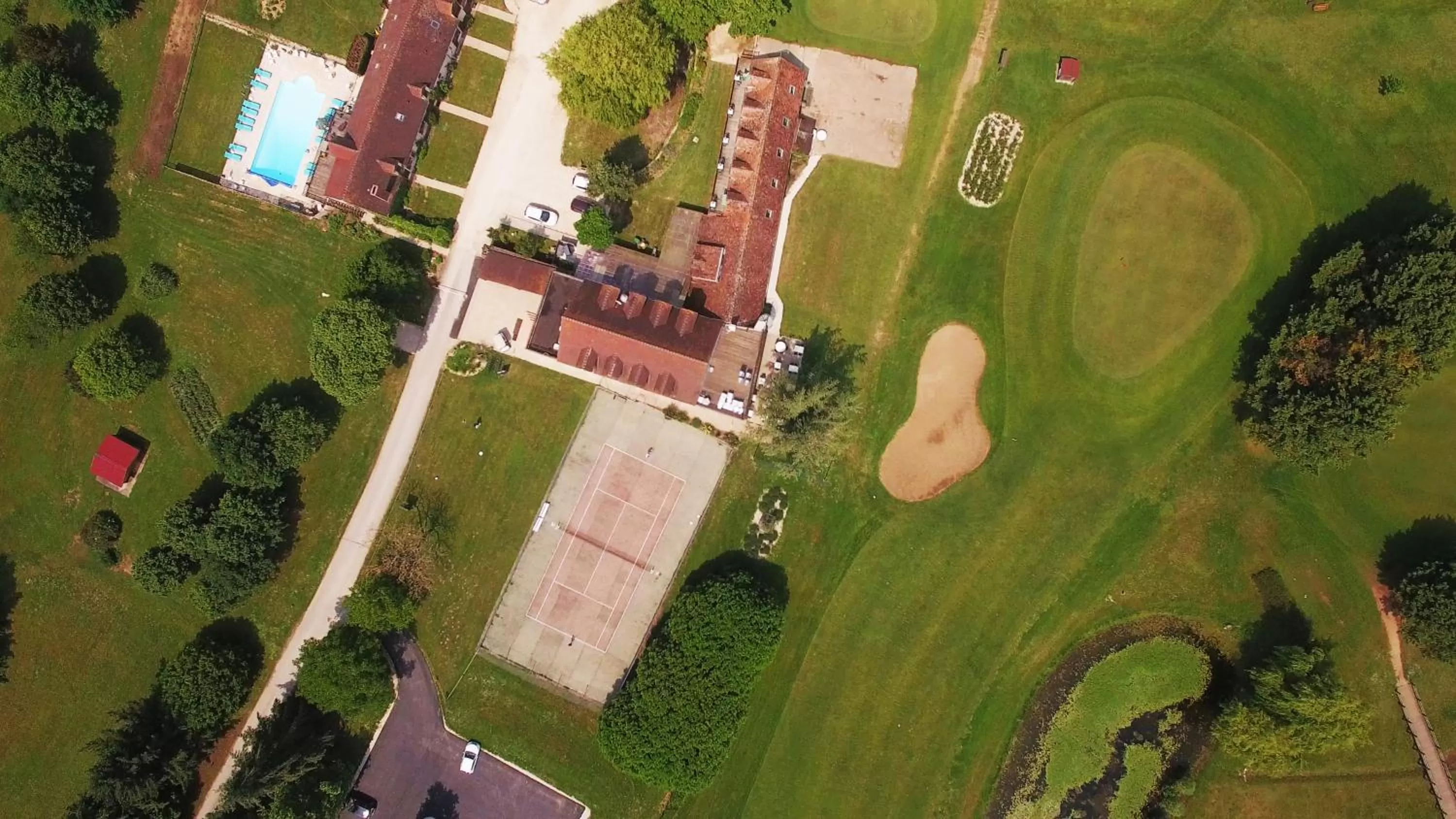 Bird's eye view in Golf Hotel de la Carte