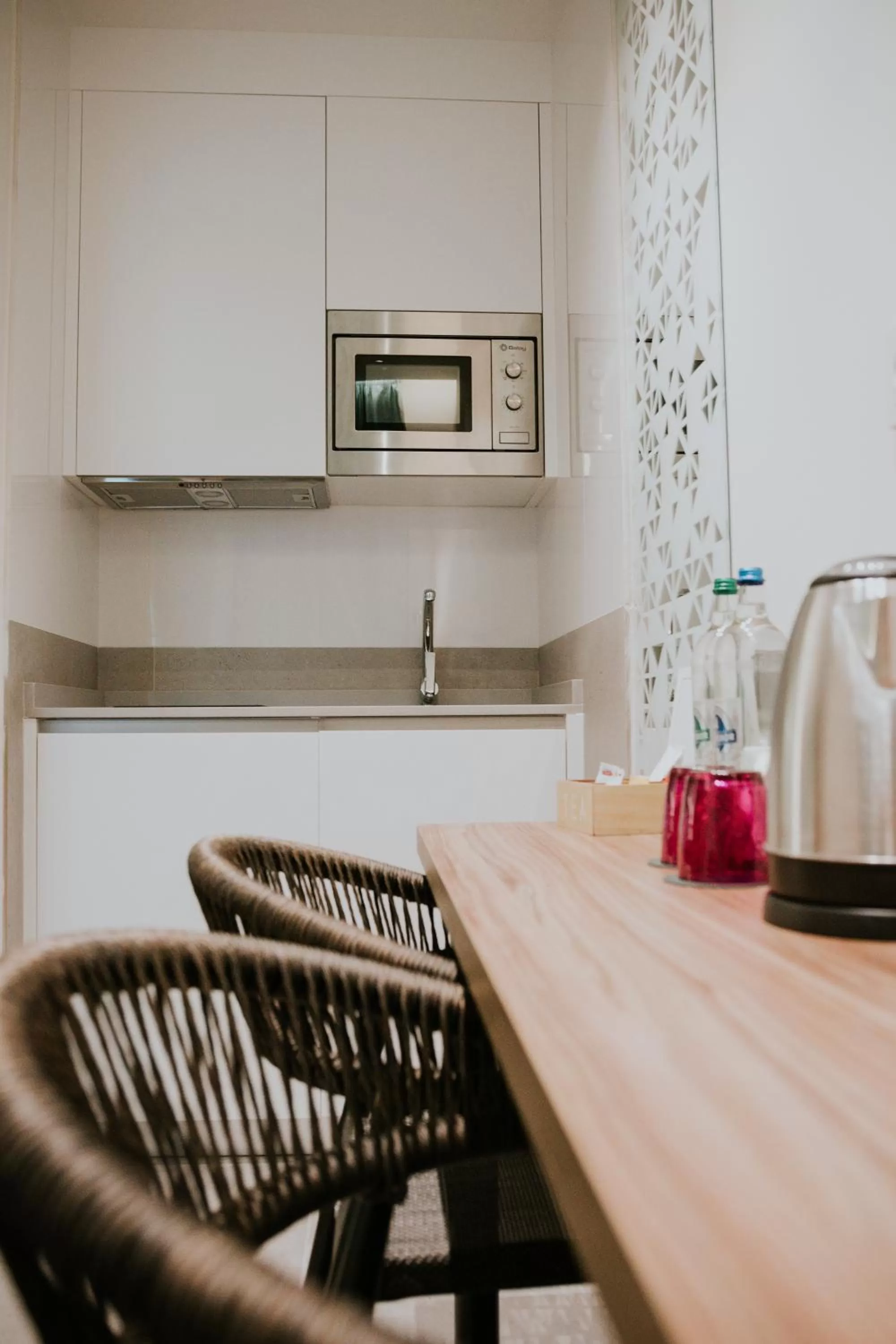 kitchen in Catalina Plaza Hotel Sostenible