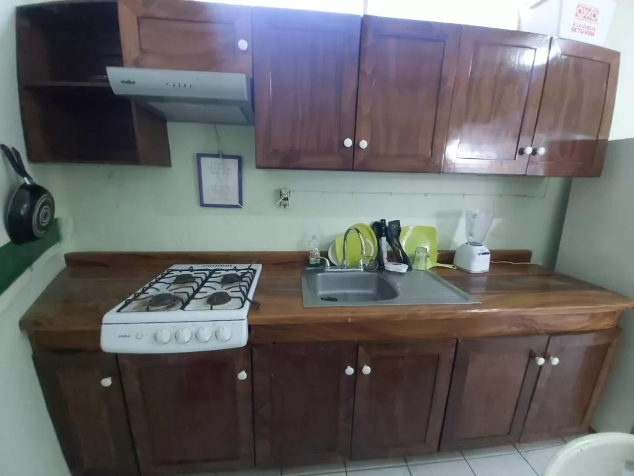 Kitchen or kitchenette in Hotel Ayalamar Manzanillo