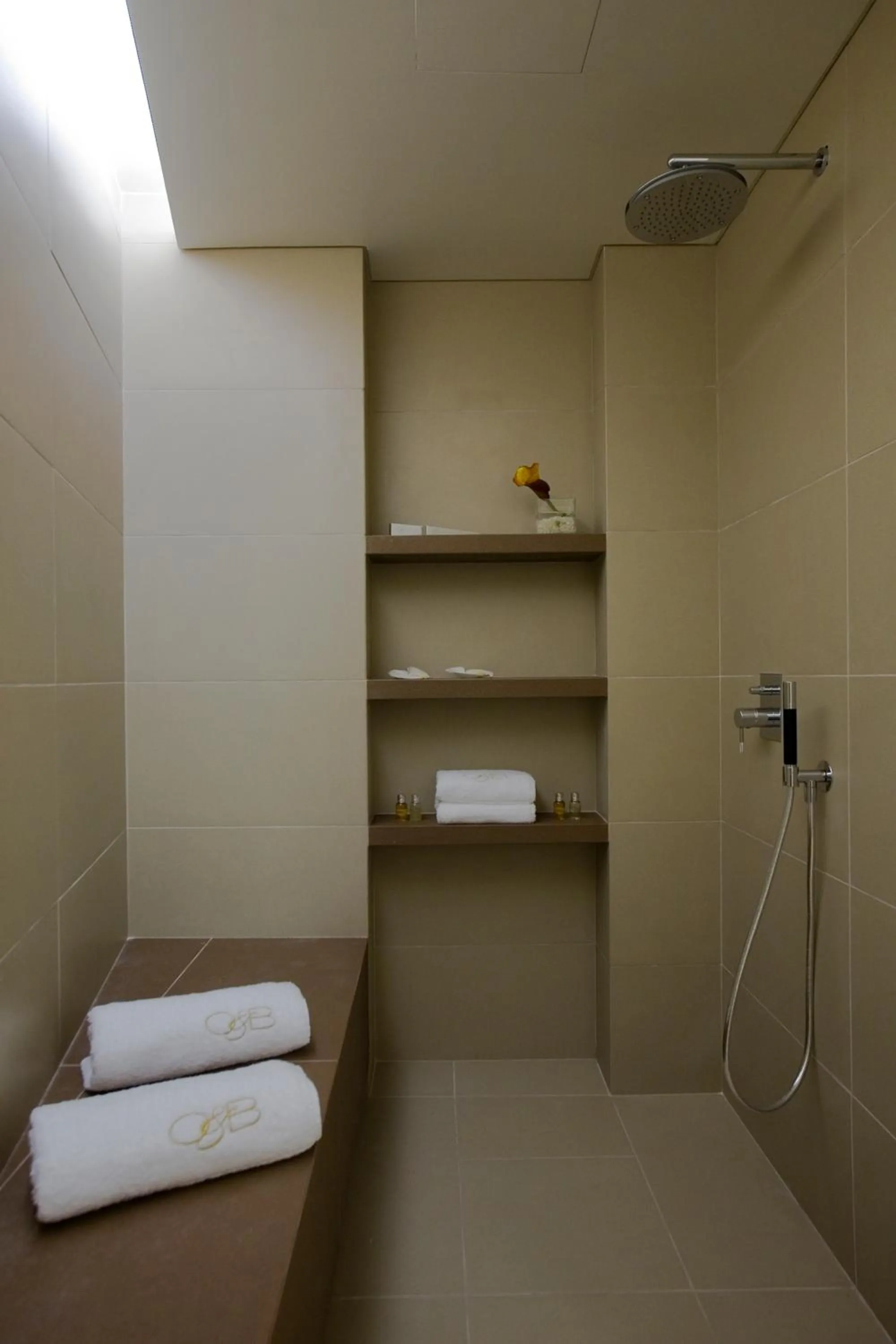 Shower in O&B Athens Boutique Hotel