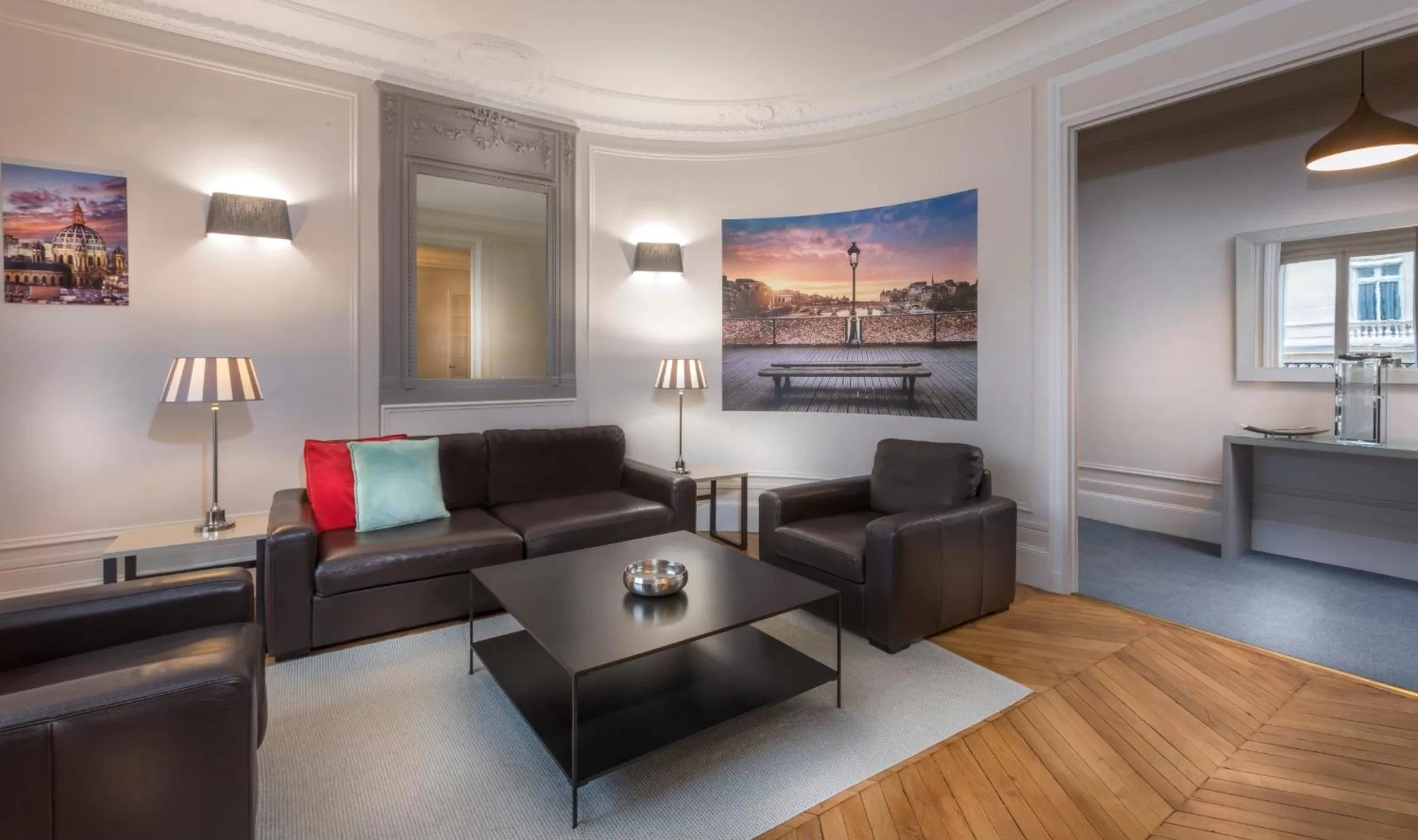 Living room in Résidence Charles Floquet