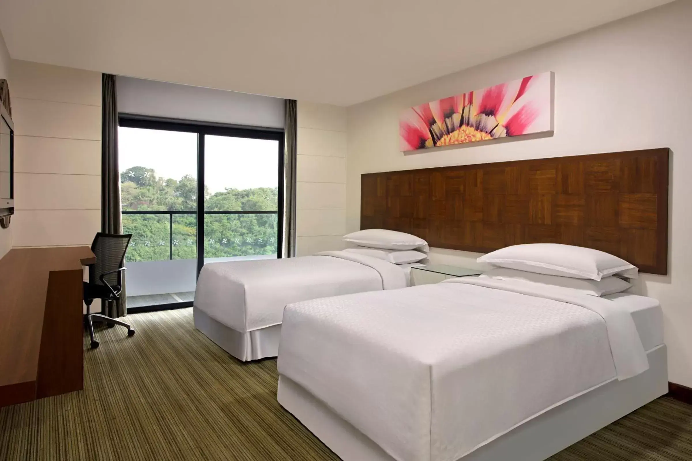Premium room with Balcony, Guest room, 2 Single Beds in Four Points By Sheraton Visakhapatnam Premium room with Balcony, Guest room, 2 Single Beds in Four Points By Sheraton Visakhapatnam