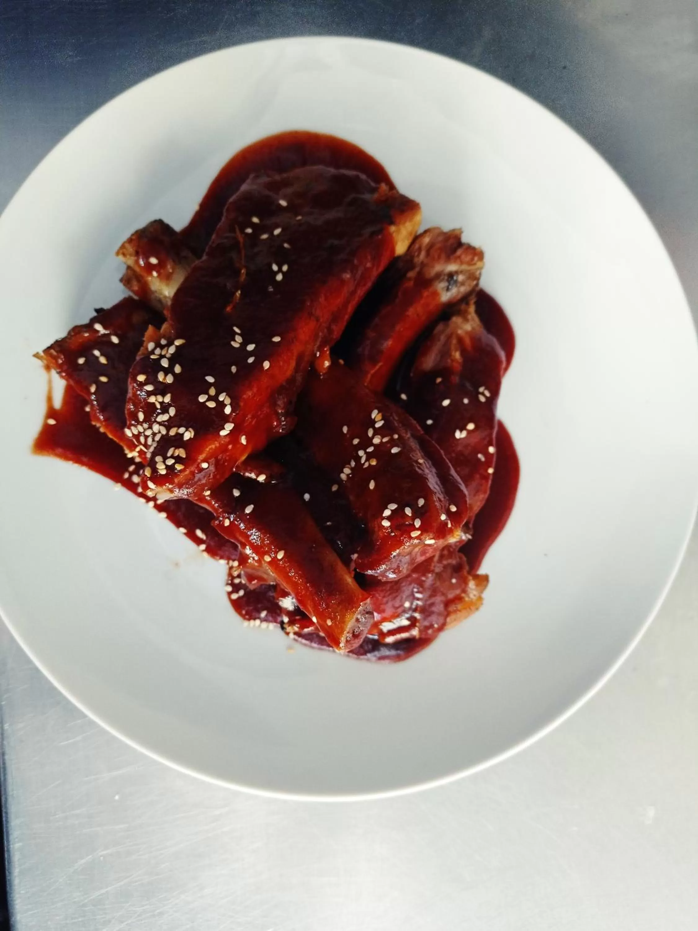 Food in Hotel Refugio Pozo Azul