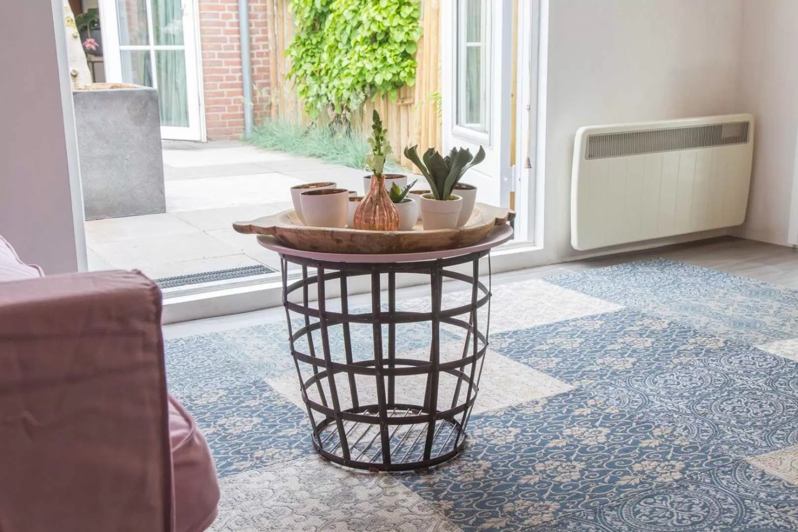 Seating area in B&B Bike Studio Amsterdam