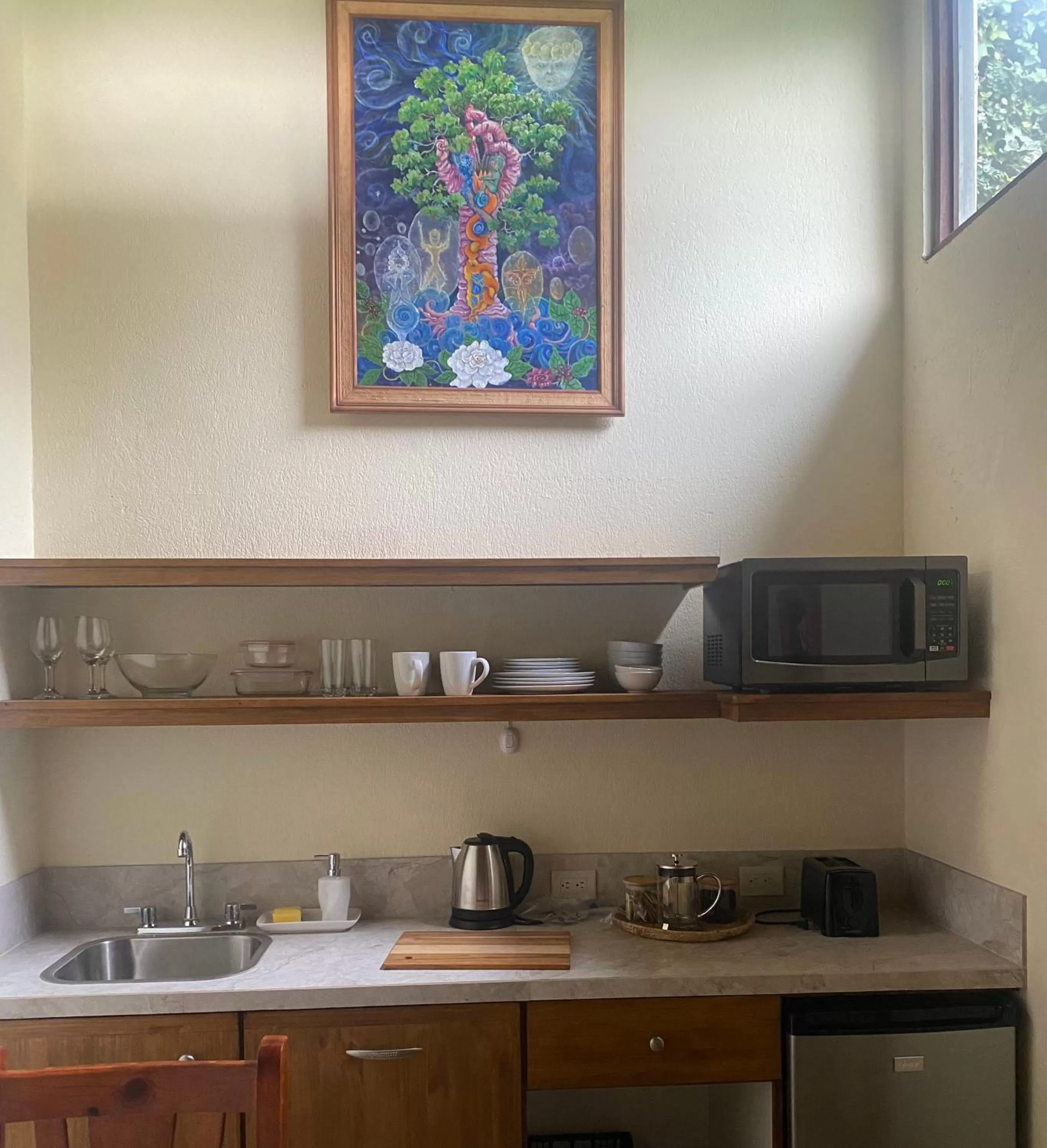 Coffee/tea facilities in Tierra Magica B&B and Art Studio