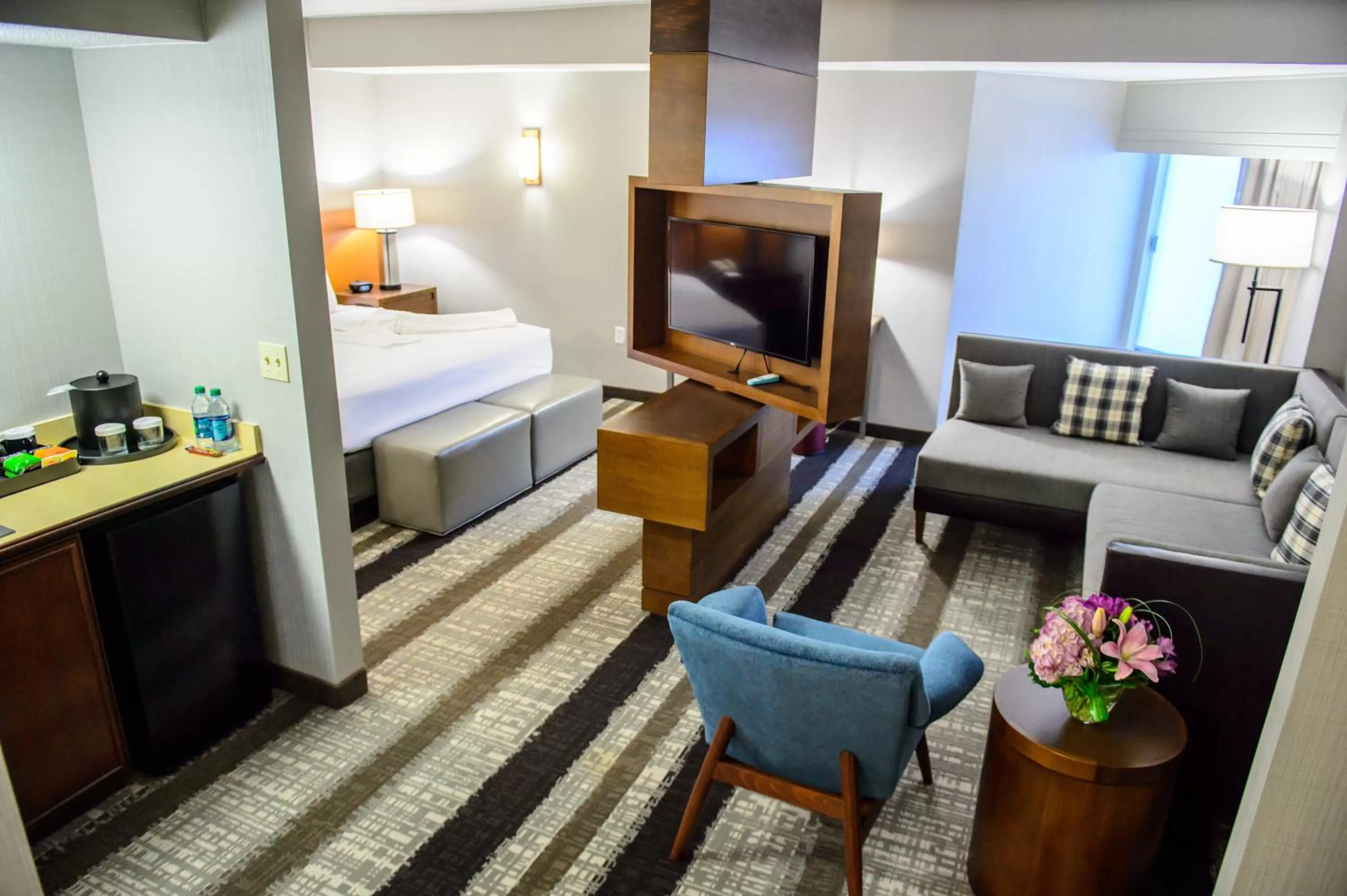 TV and multimedia, Bed in Crowne Plaza Dulles Airport by IHG