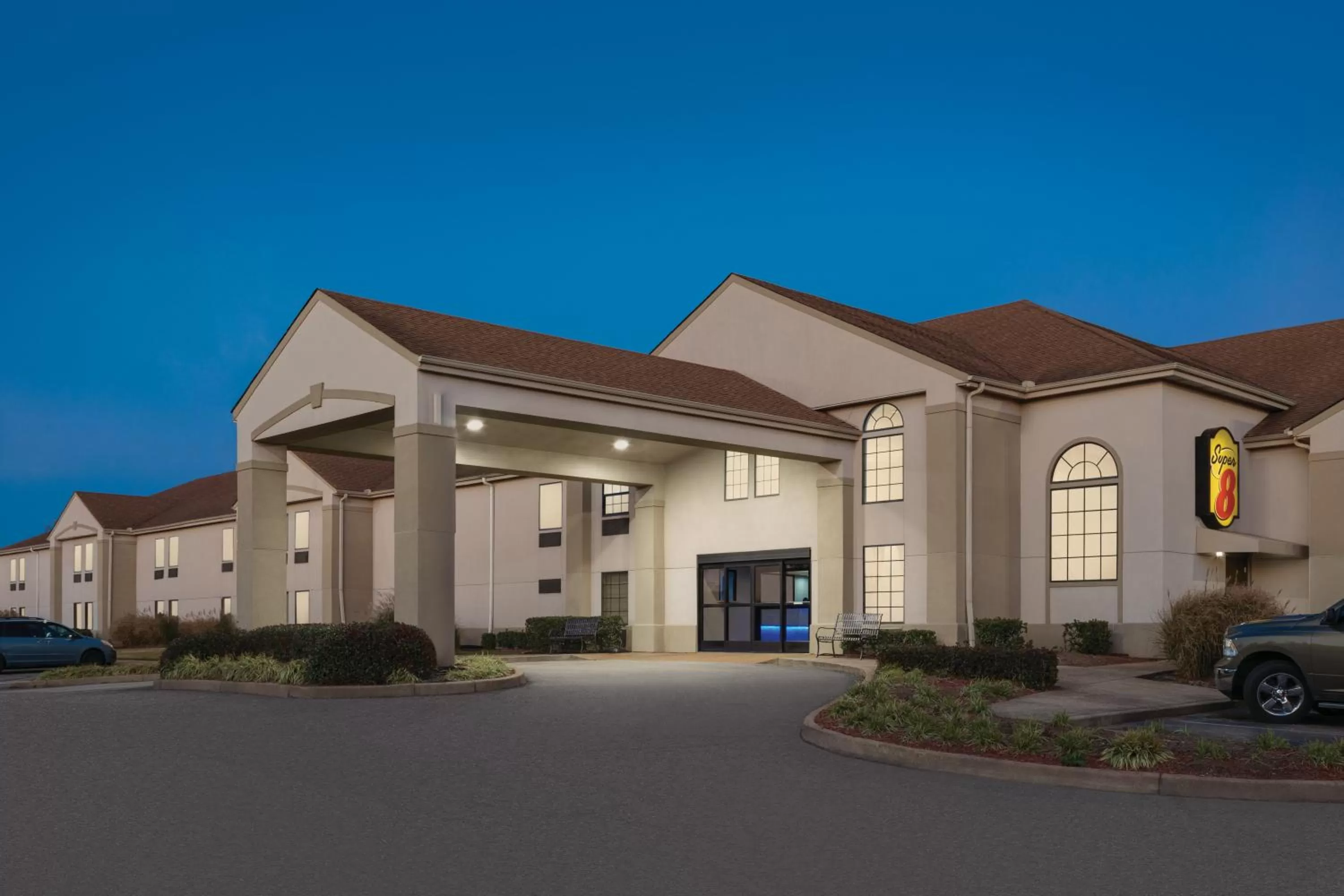 Property building in Super 8 by Wyndham Olive Branch