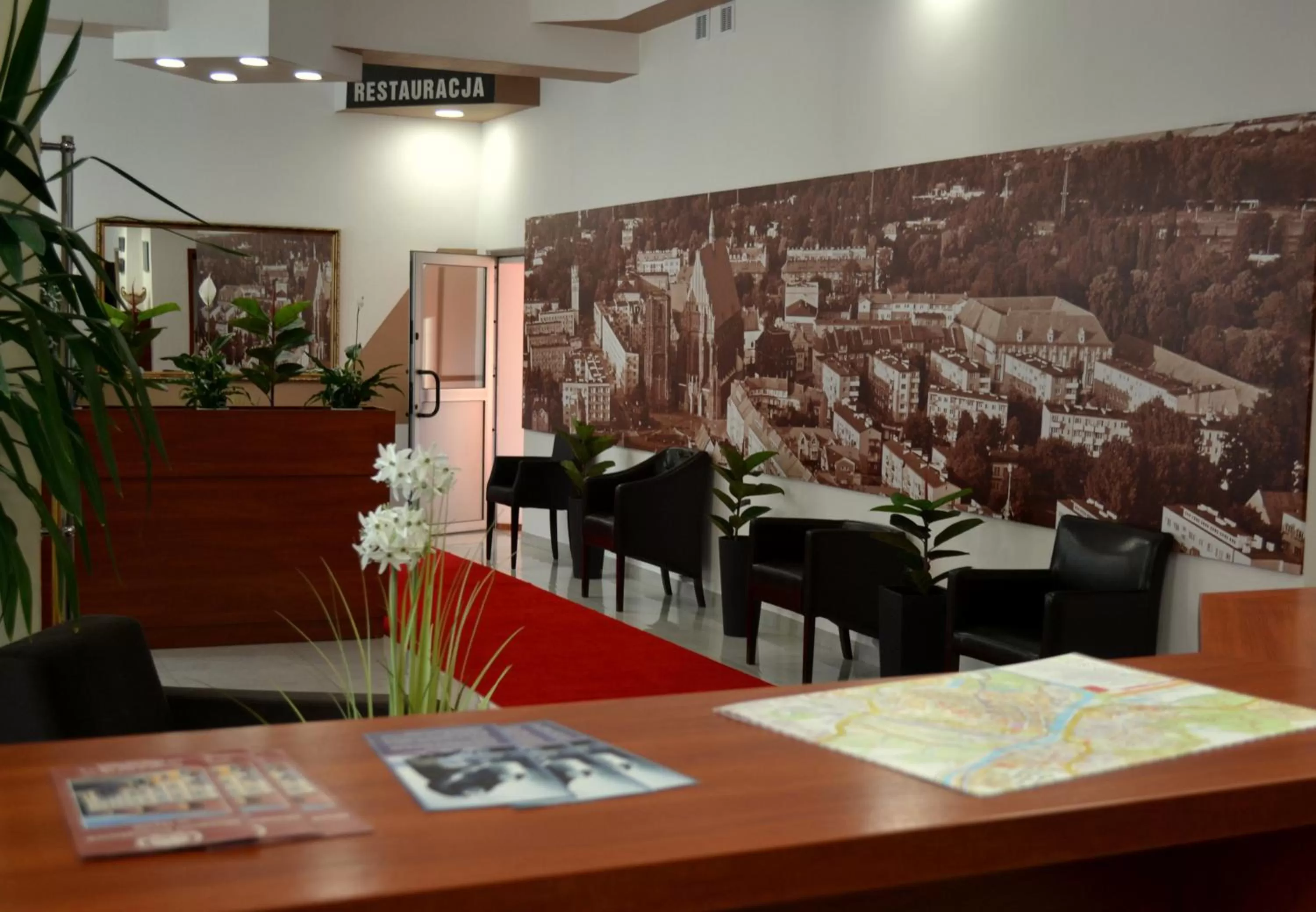 Lobby or reception, Restaurant/Places to Eat in Hotel Piast