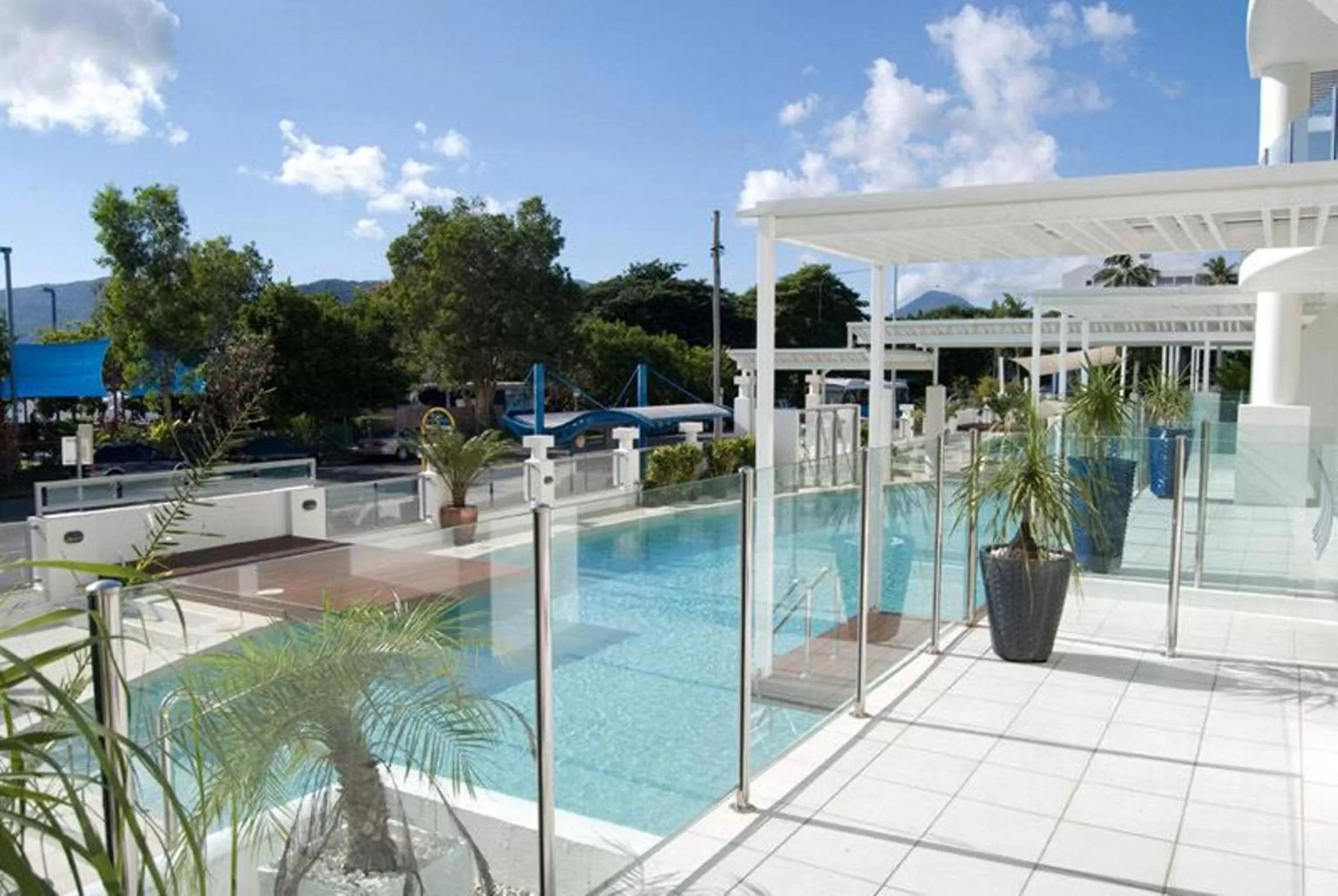 Swimming pool in Waters Edge Apartment Cairns