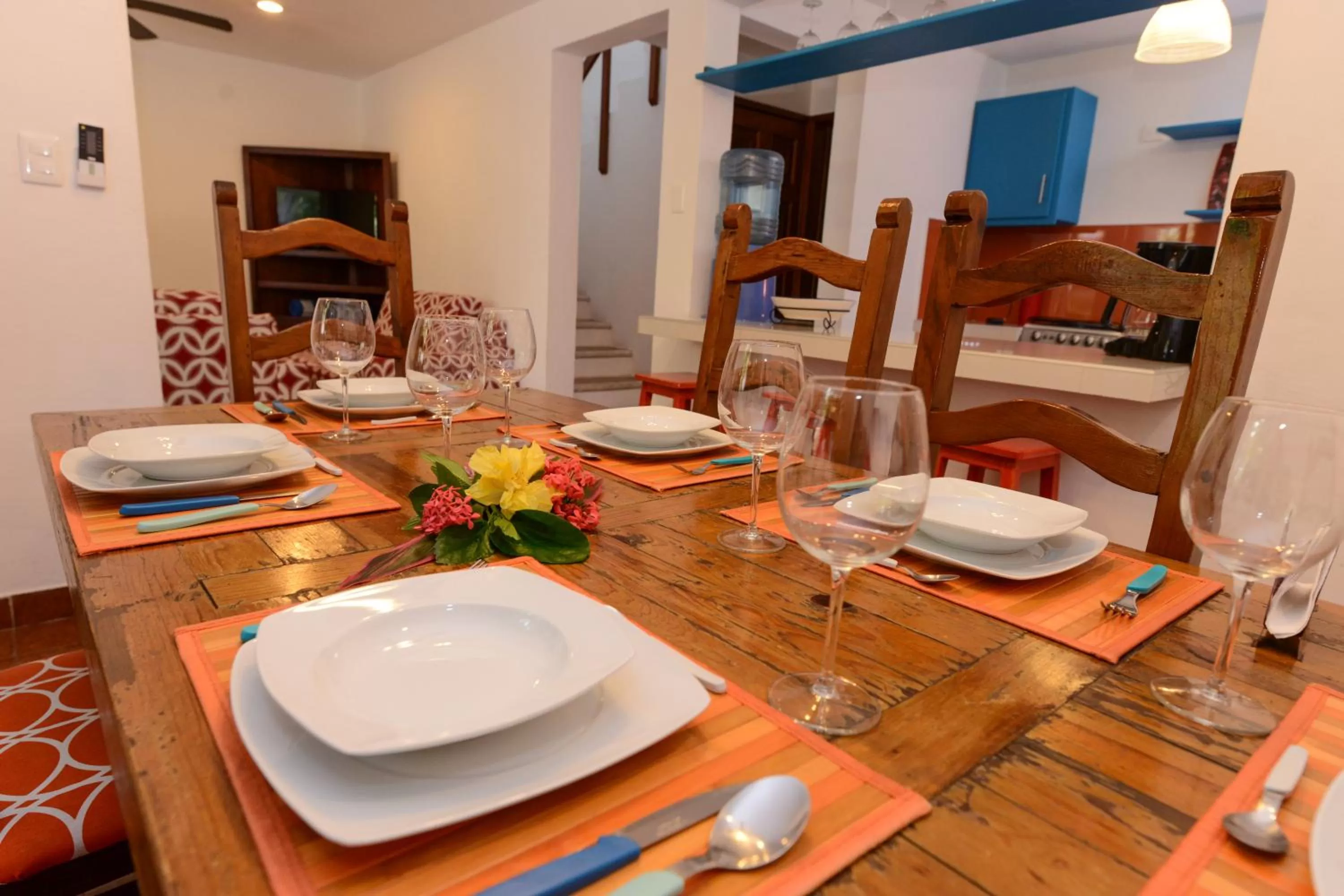 Dining area in Hotel Villas Colibrí Suites & Bungalows