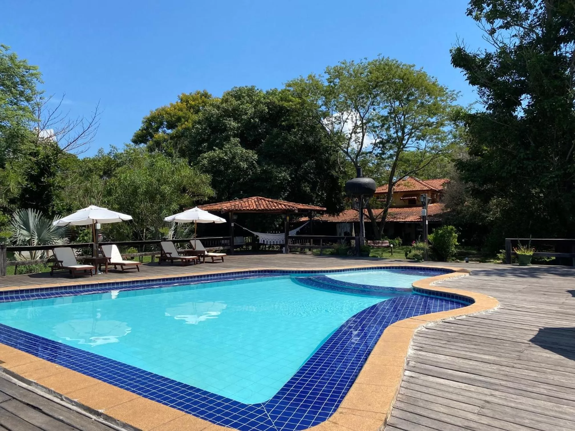 Pool view in Hotel Santa Esmeralda